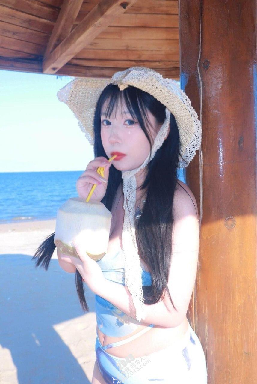 【20P】可爱多多杨 秘语空间No.040期  蓝纱比基尼