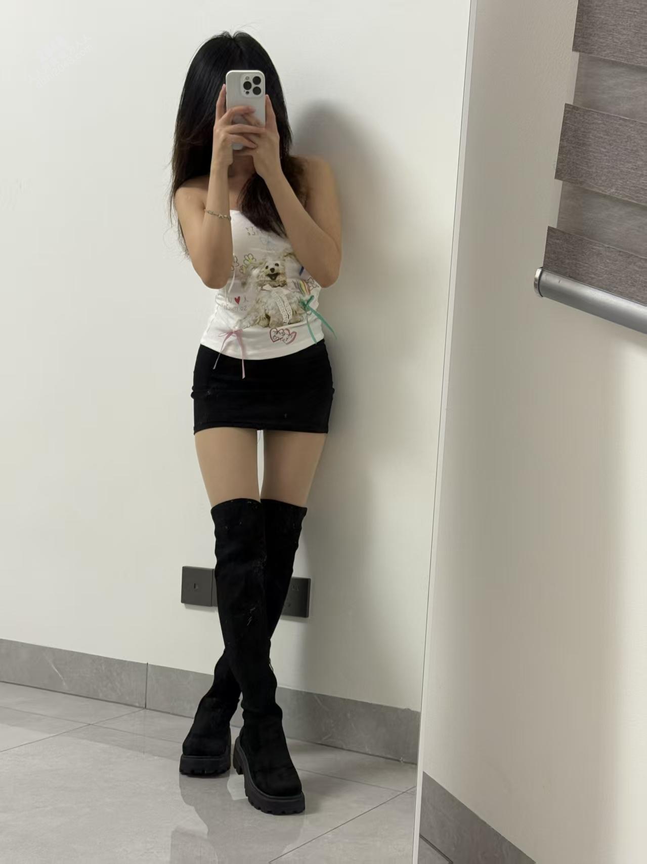 杨铃玉 肉丝玉足包臀裙【66P】