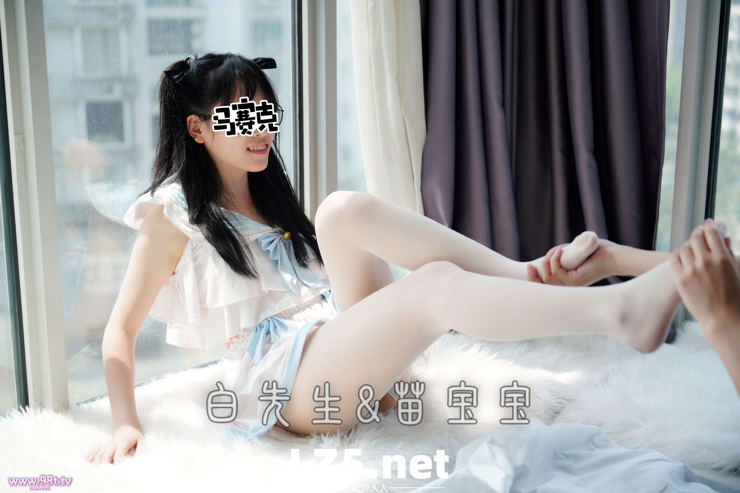 约拍第三弹 - 内射特写，时隔很久终于与大家见面的情趣JK白丝苗【64P+7GIF】