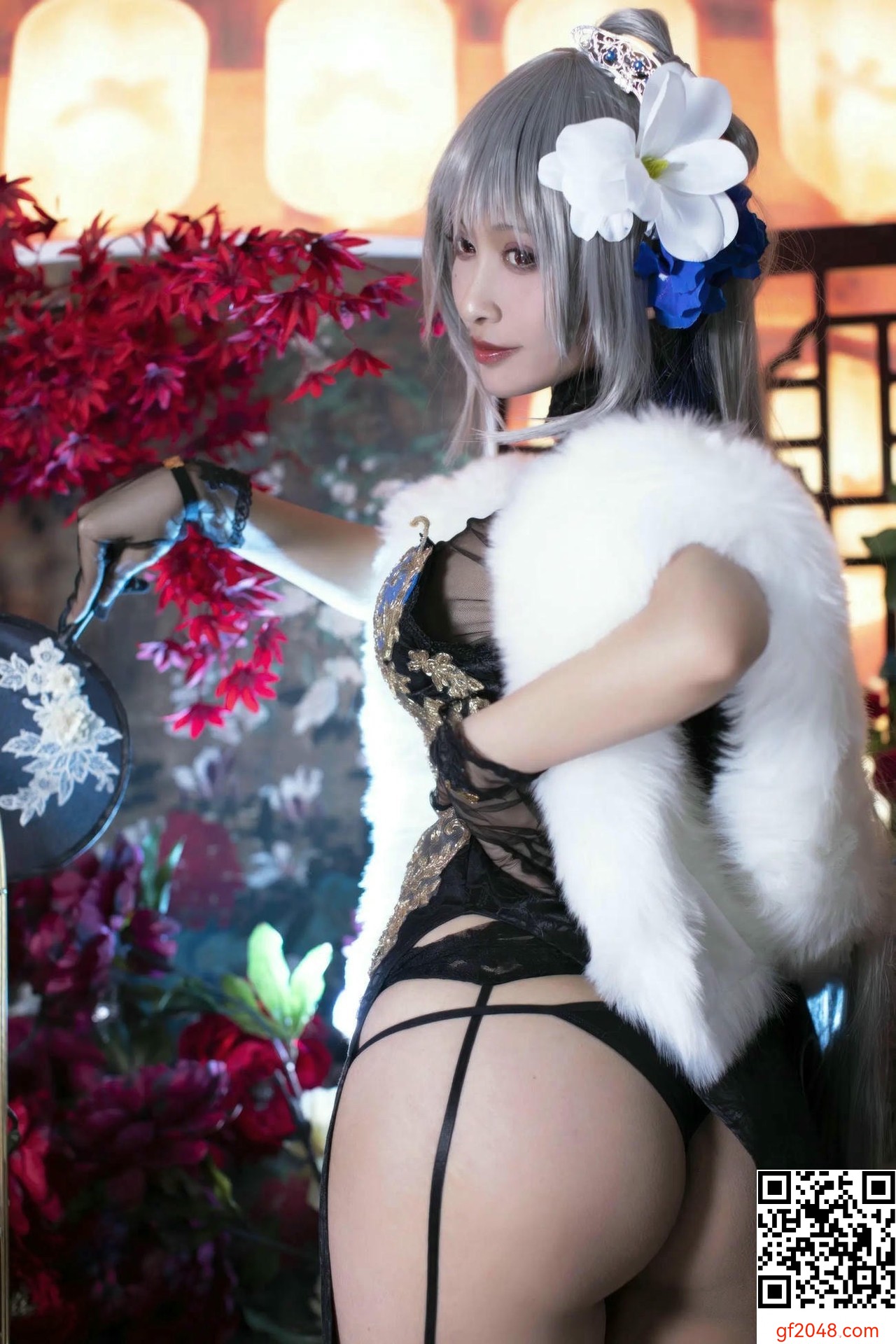【網路收集系列】洛璃LoLiSAMA - 碧藍航線 路易九世旗袍【43P】