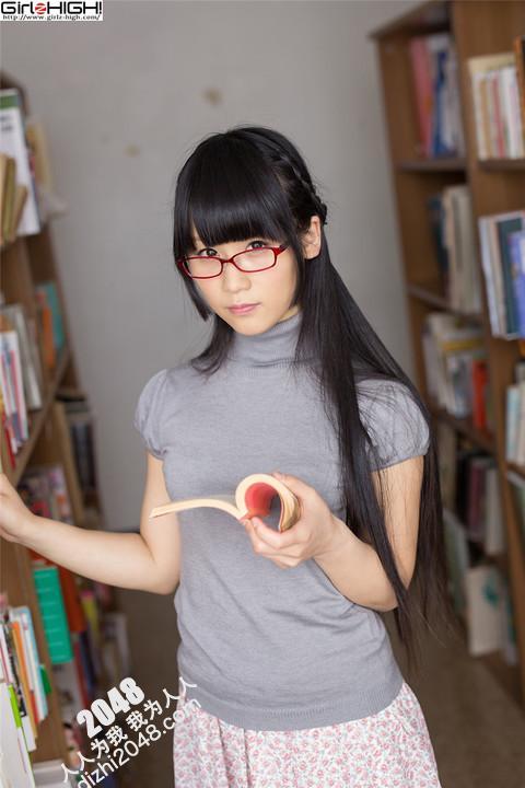 女友图书馆写真【27P】