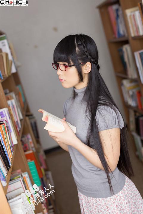 女友图书馆写真【27P】