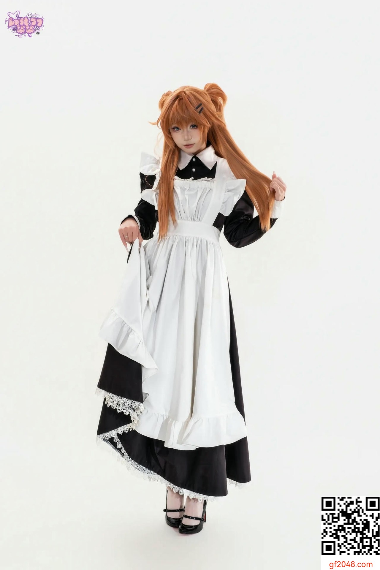 【網路收集系列】[Cosplay]柒柒要乖哦 - EVA 明日香女僕【68P】