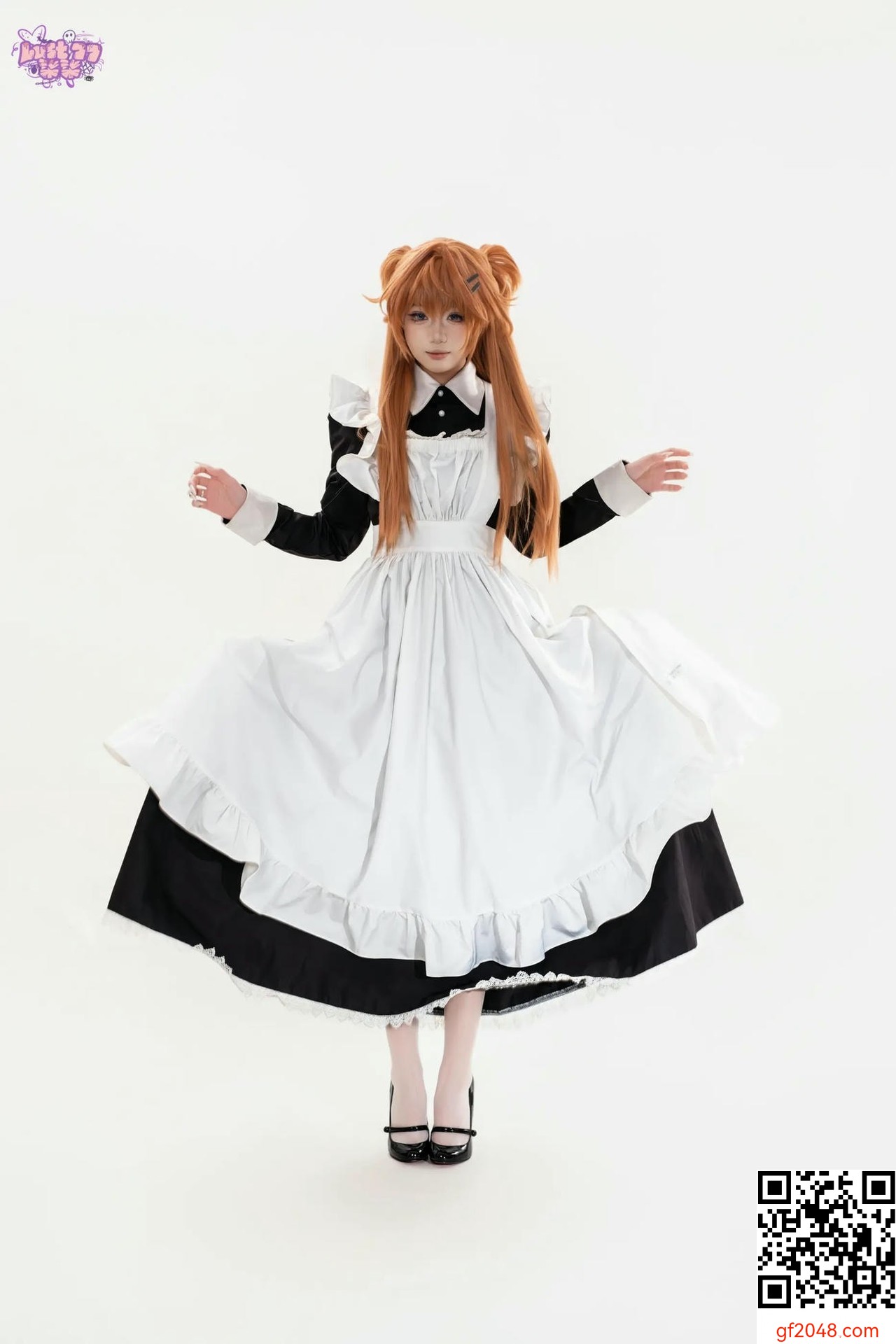 【網路收集系列】[Cosplay]柒柒要乖哦 - EVA 明日香女僕【68P】