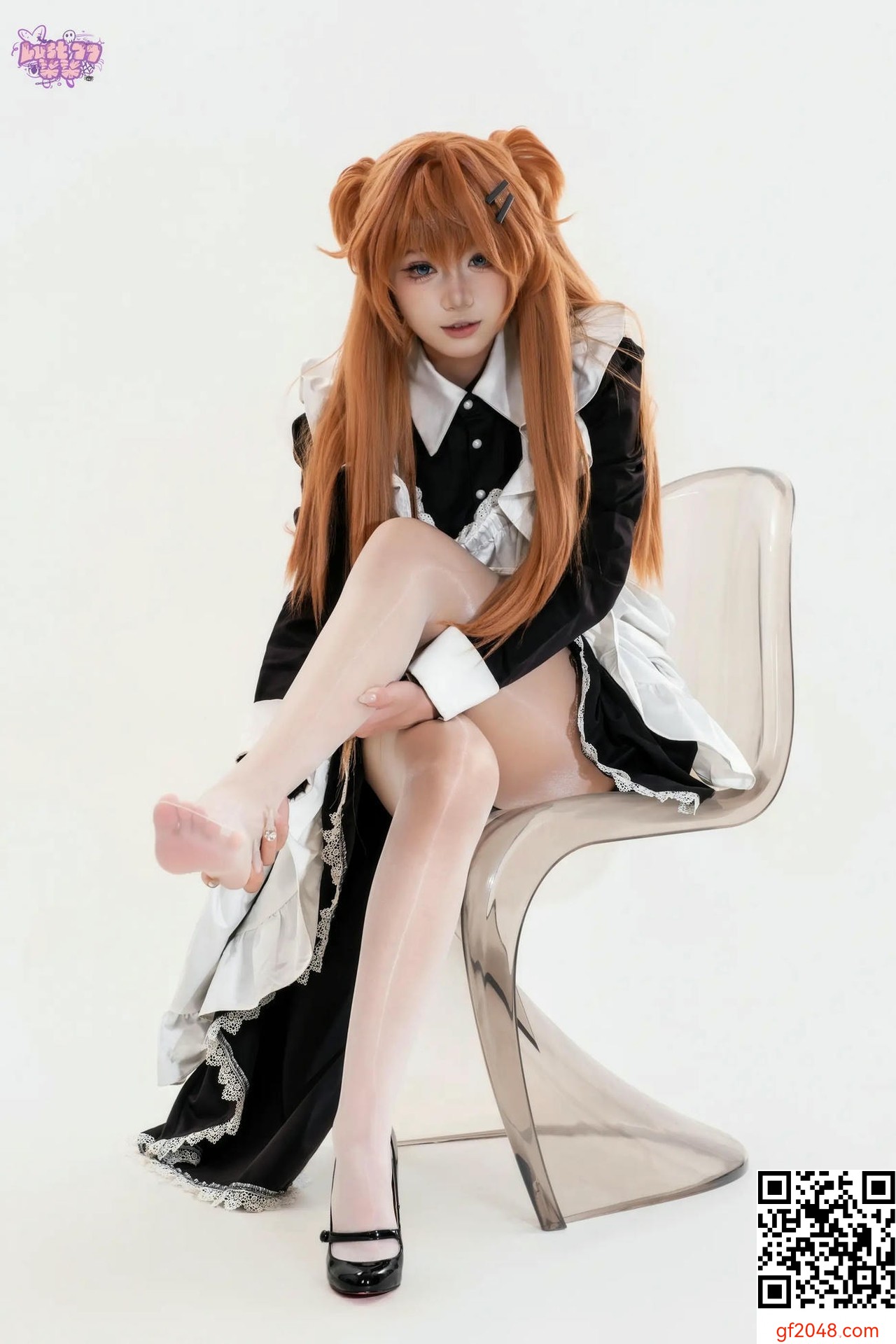 【網路收集系列】[Cosplay]柒柒要乖哦 - EVA 明日香女僕【68P】