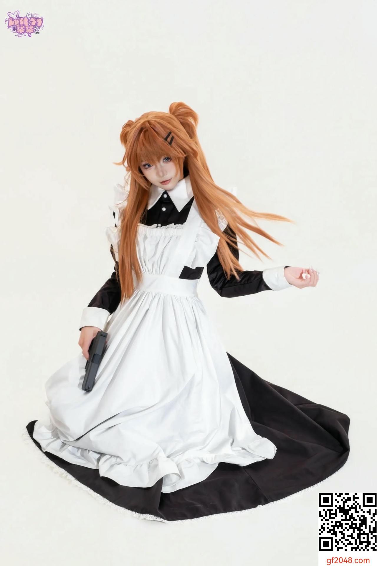 【網路收集系列】[Cosplay]柒柒要乖哦 - EVA 明日香女僕【68P】