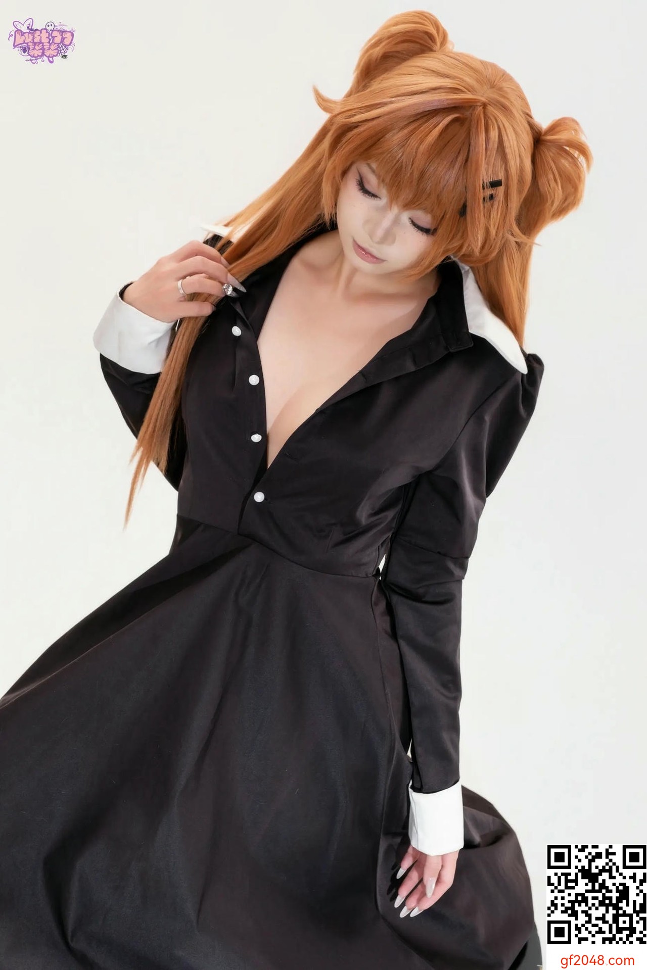 【網路收集系列】[Cosplay]柒柒要乖哦 - EVA 明日香女僕【68P】