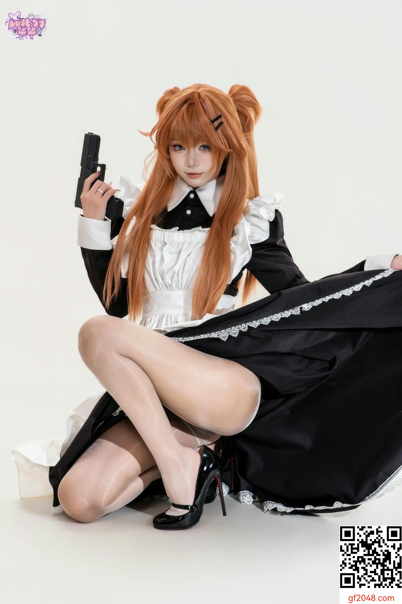 【網路收集系列】[Cosplay]柒柒要乖哦 - EVA 明日香女僕【68P】