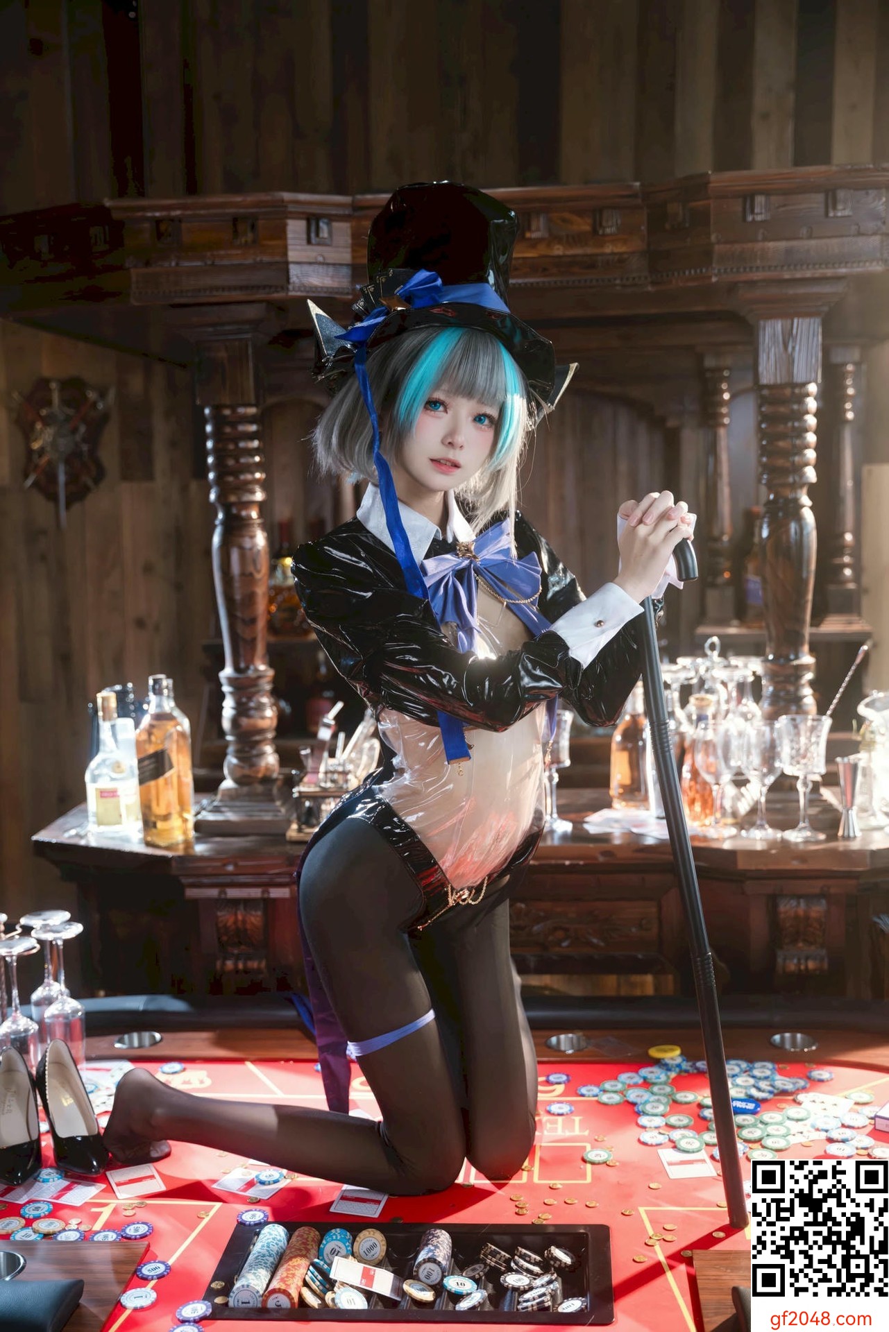 【網路收集系列】九柒喵 - 碧藍航線 柴郡兔女郎【58P】