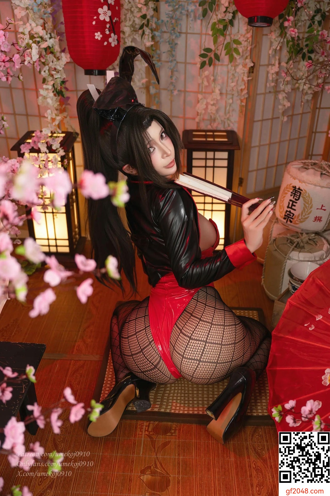 【網路收集系列】Umeko J - Mai Shiranui Bunny 【80P】