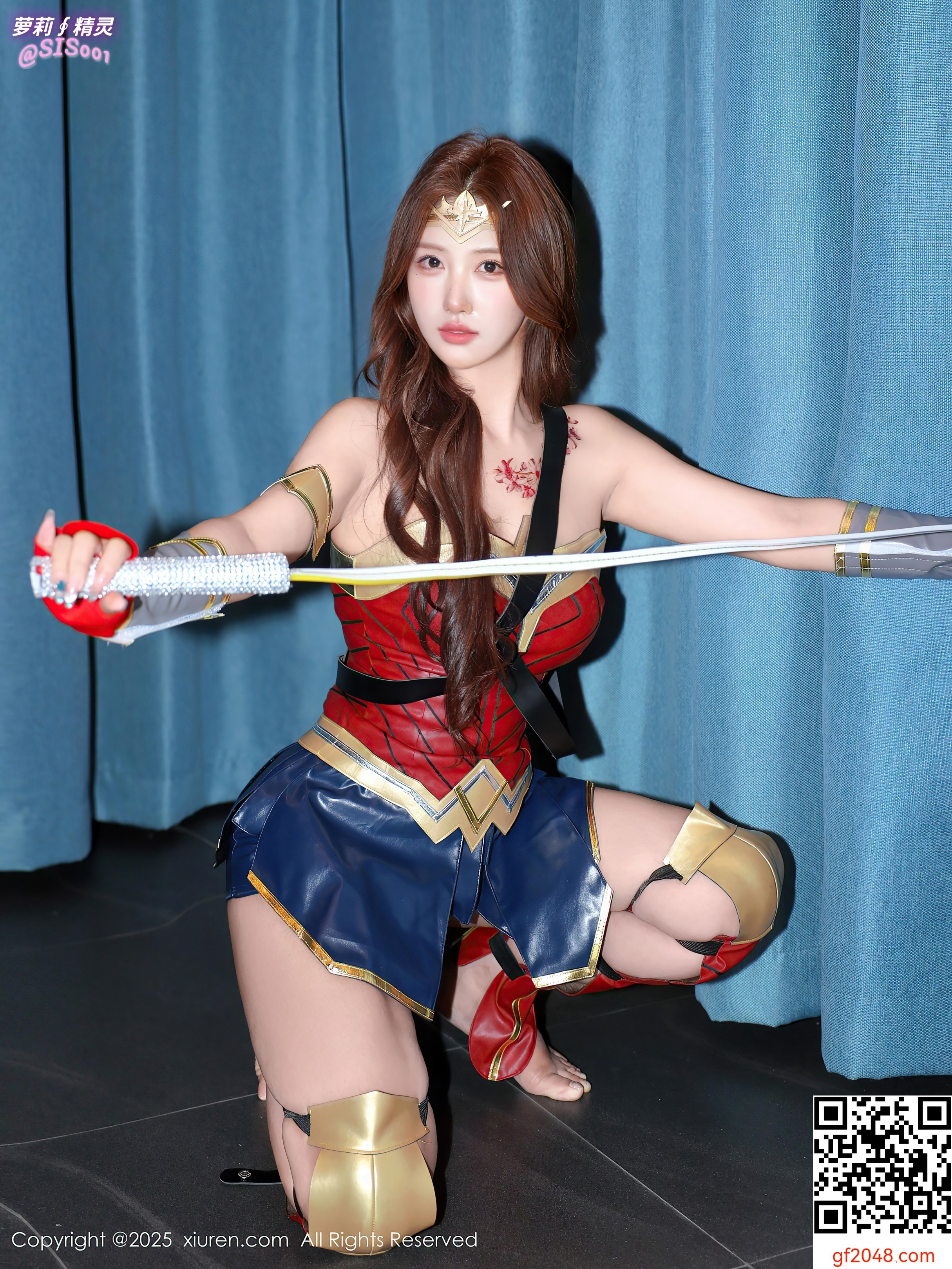 【达人组出品】[XiuRen秀人网] 2025.08.29 No.10710 金允希Yuki 性感Cos神奇女侠服饰秀完美身材迷人诱惑写真（点播）[81P]