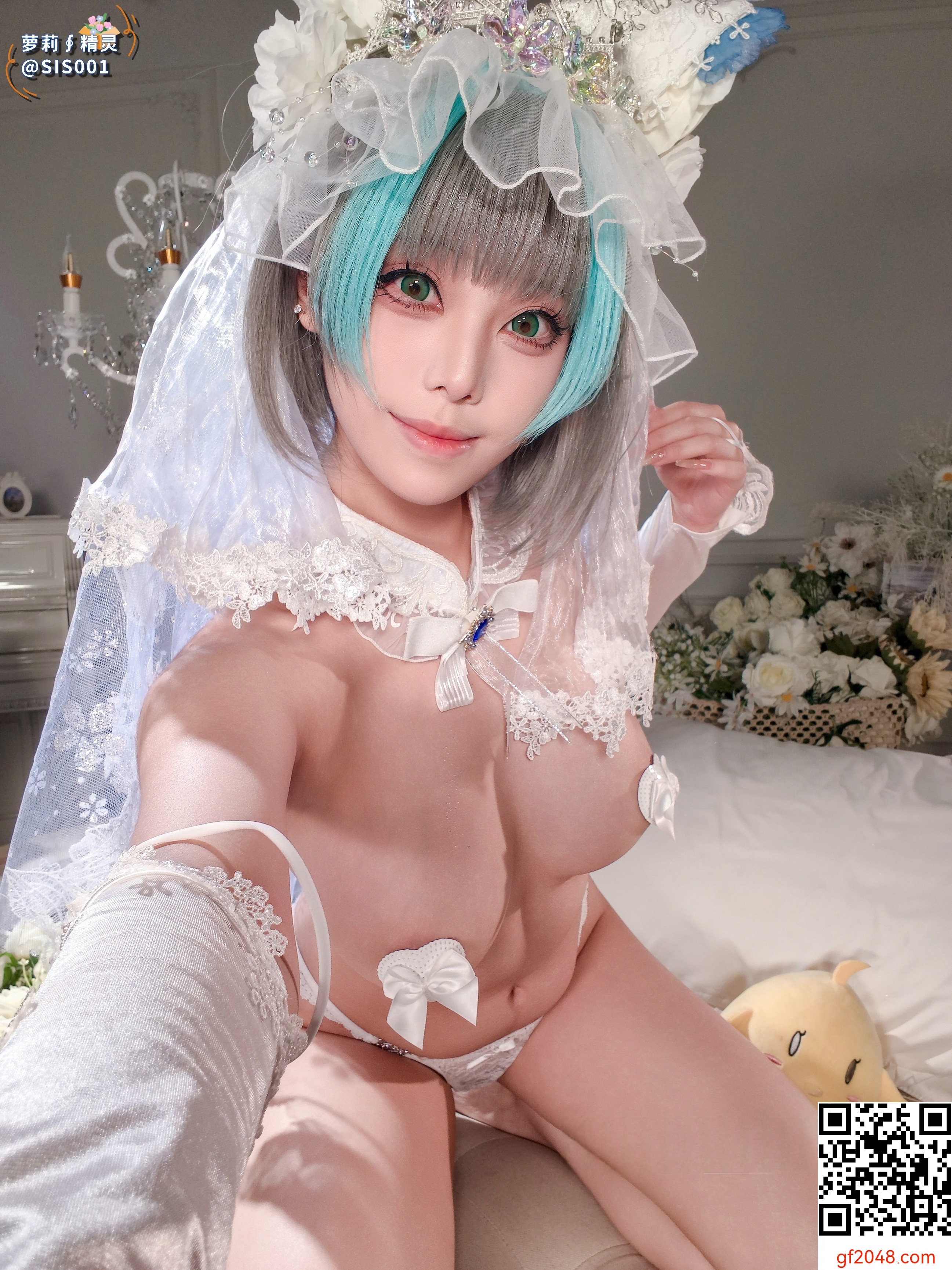 【达人组出品】Coser@蜜汁猫裘 - 柴郡花嫁 [125P]