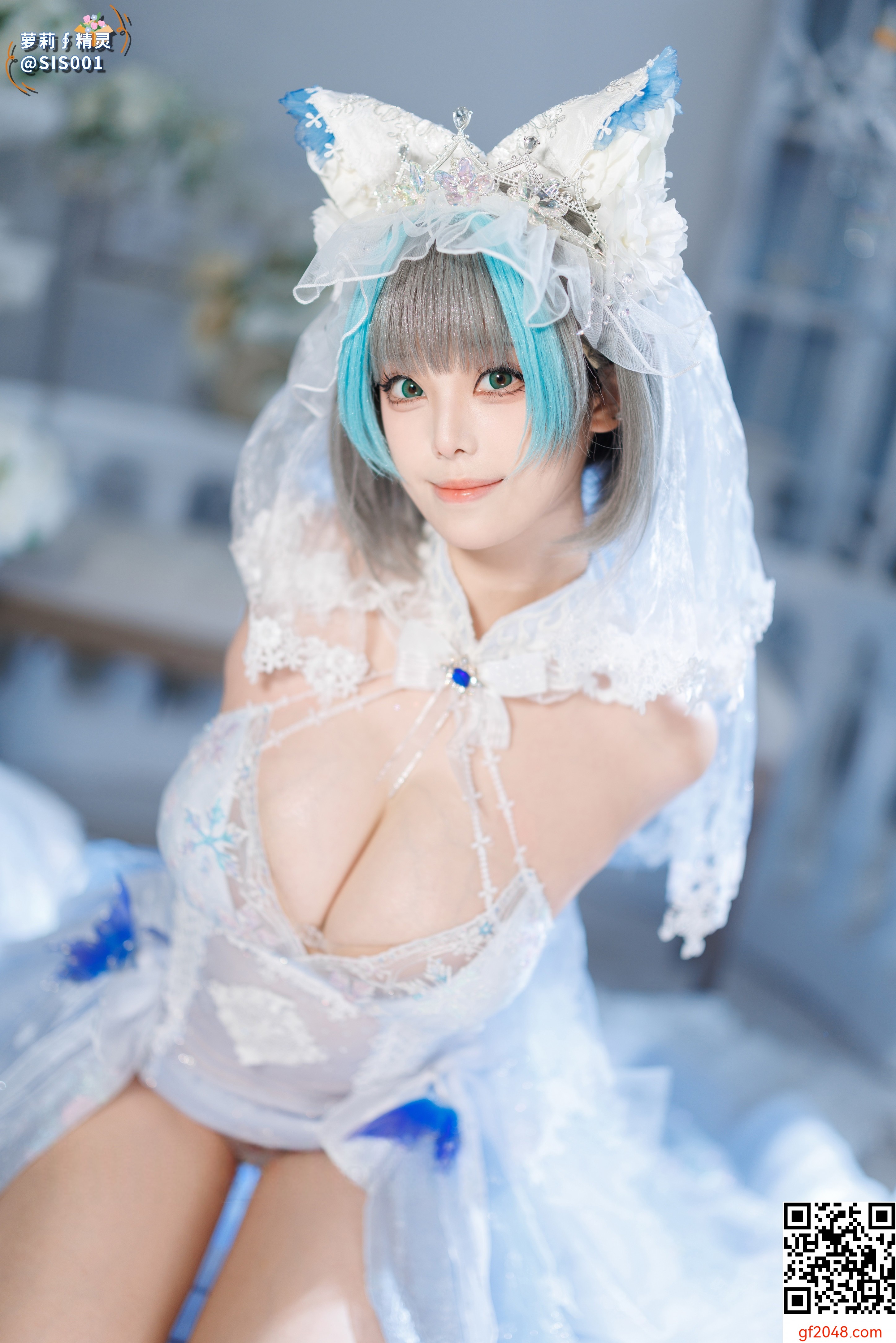 【达人组出品】Coser@蜜汁猫裘 - 柴郡花嫁 [125P]
