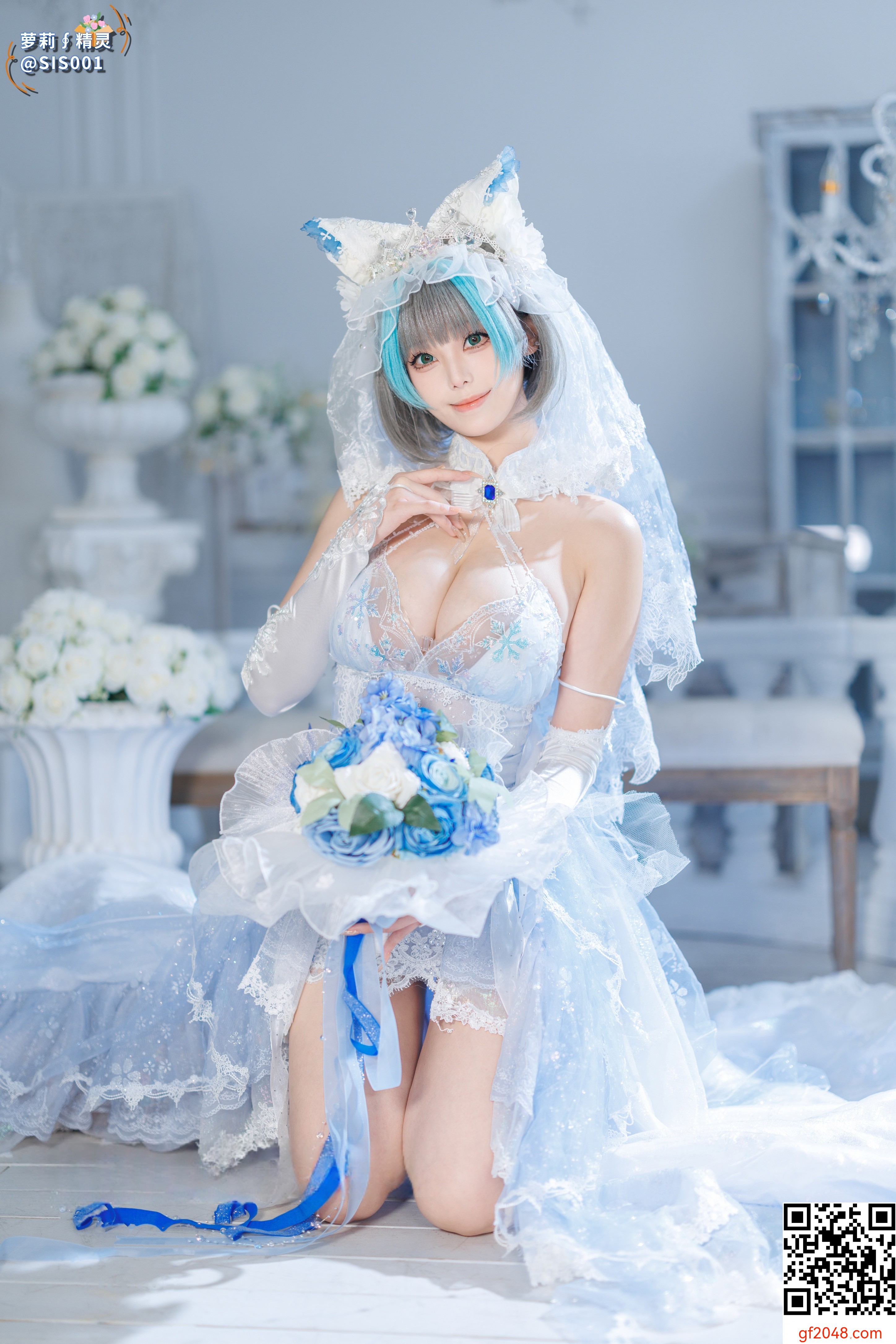 【达人组出品】Coser@蜜汁猫裘 - 柴郡花嫁 [125P]
