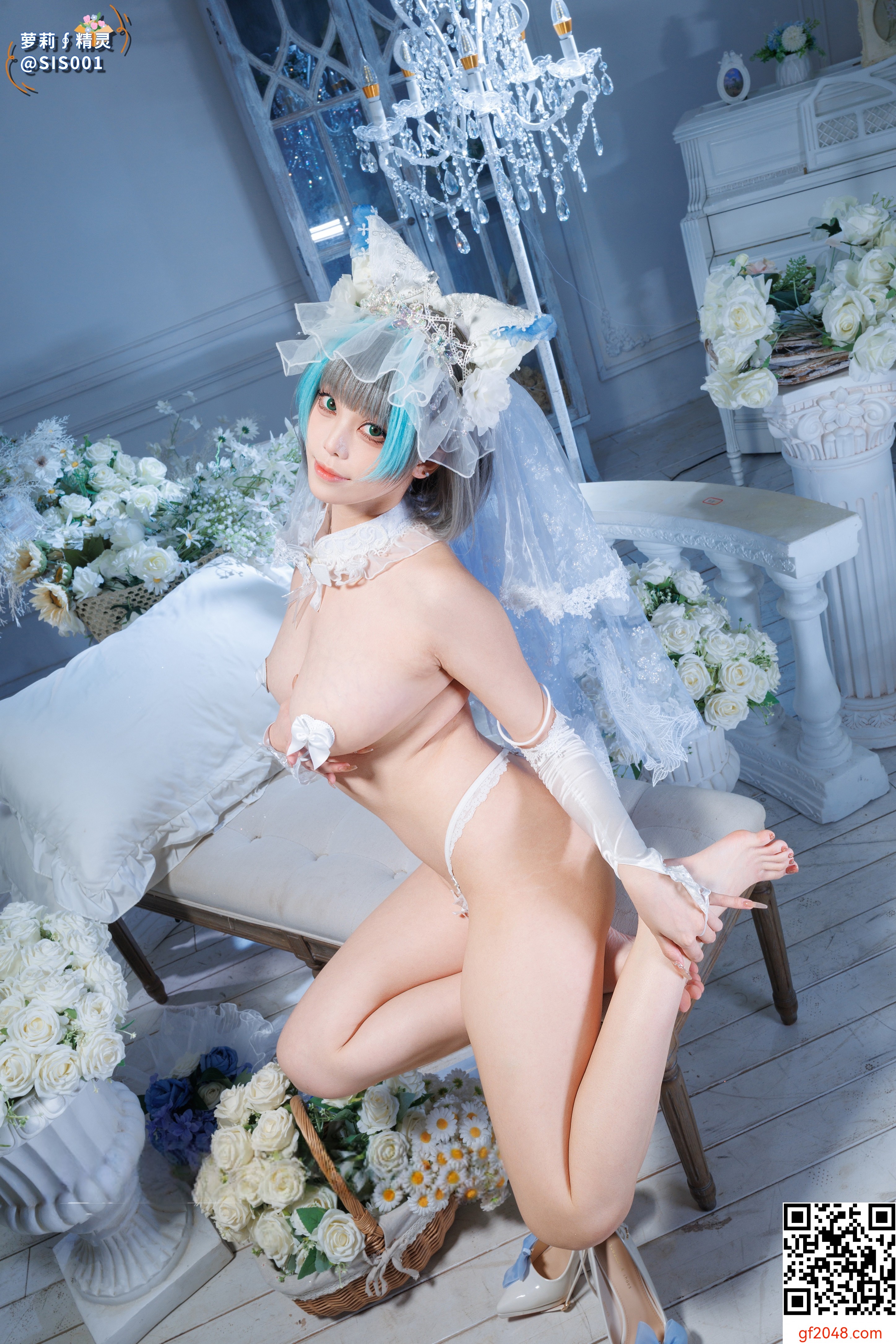 【达人组出品】Coser@蜜汁猫裘 - 柴郡花嫁 [125P]