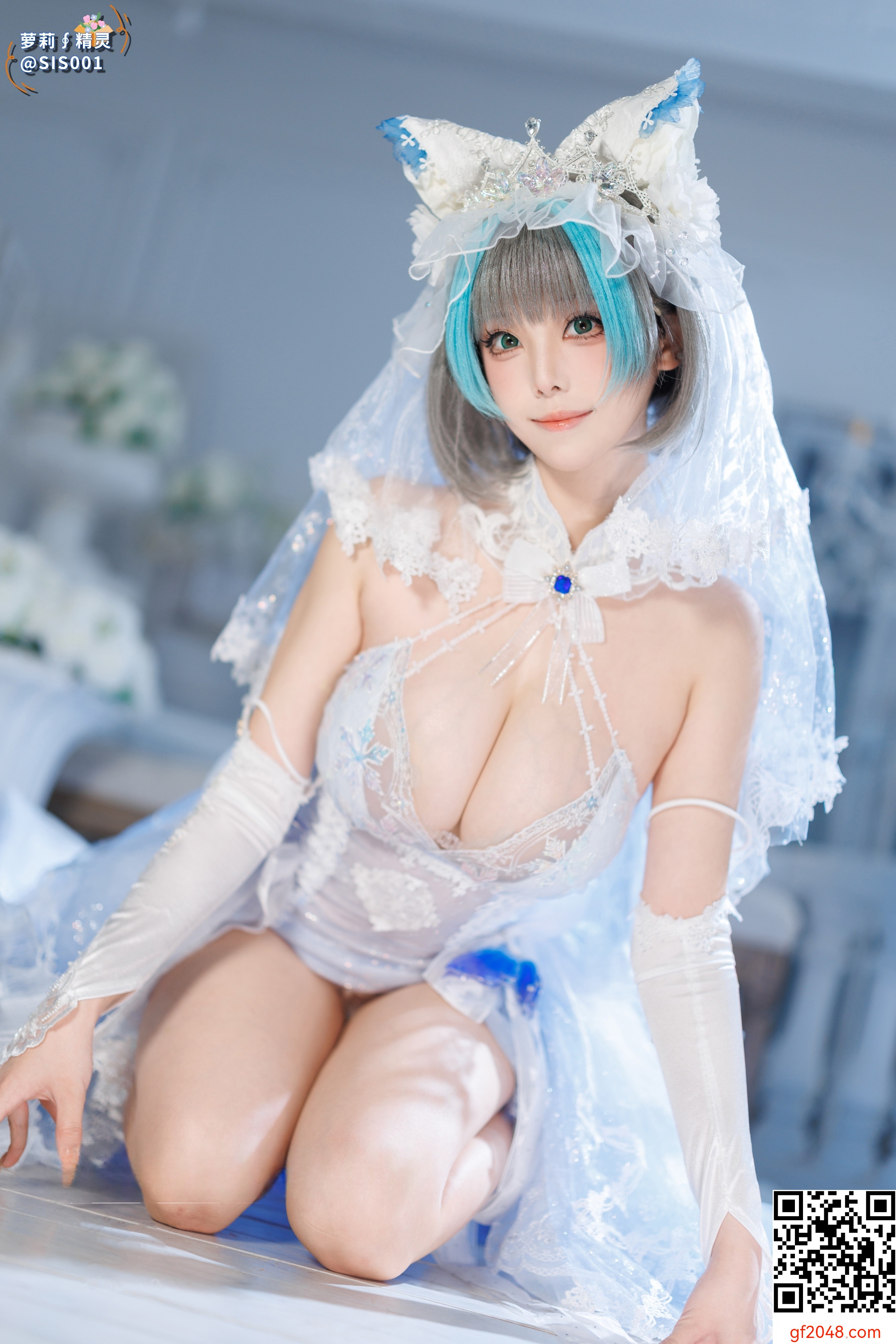 【达人组出品】Coser@蜜汁猫裘 - 柴郡花嫁 [125P]