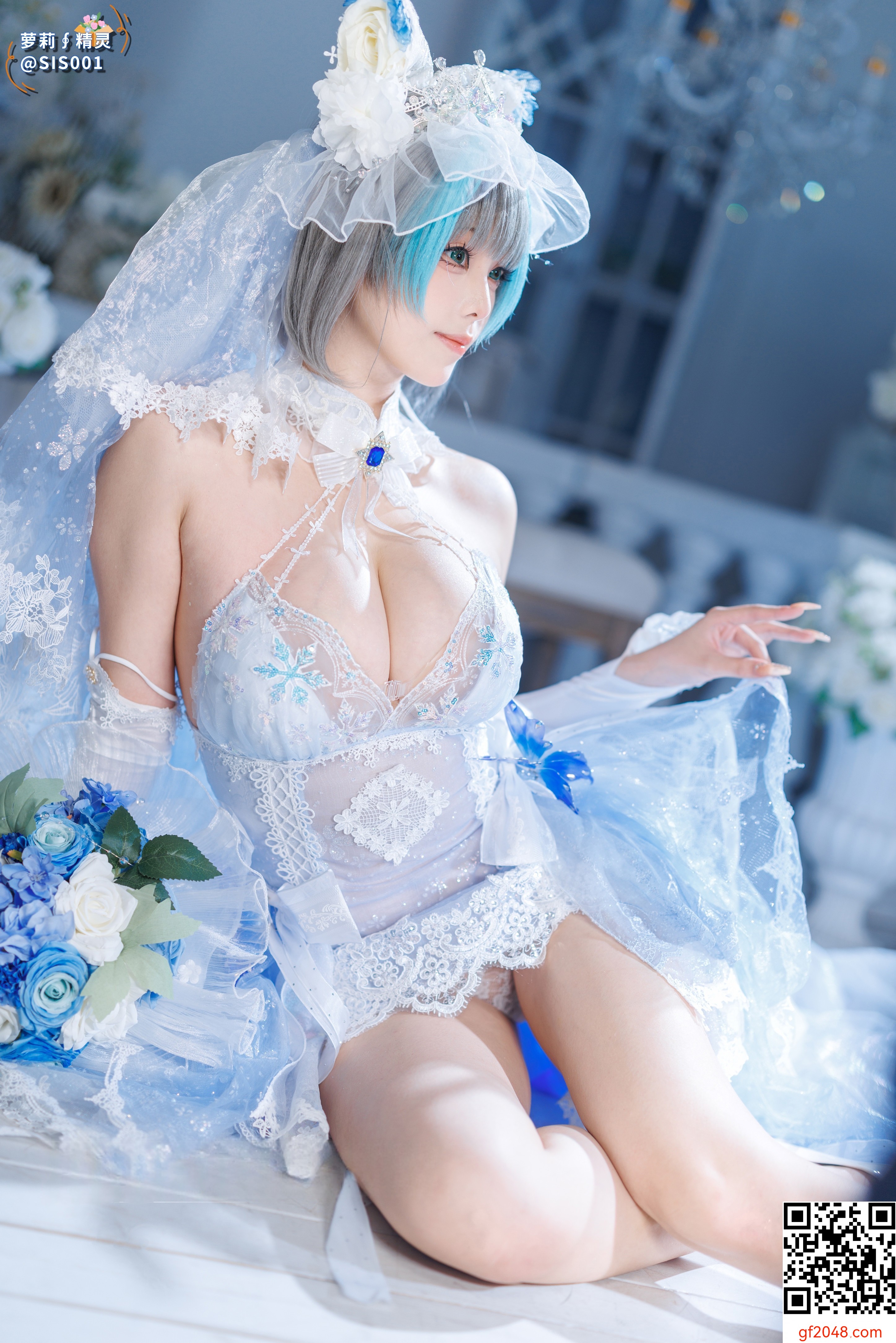 【达人组出品】Coser@蜜汁猫裘 - 柴郡花嫁 [125P]