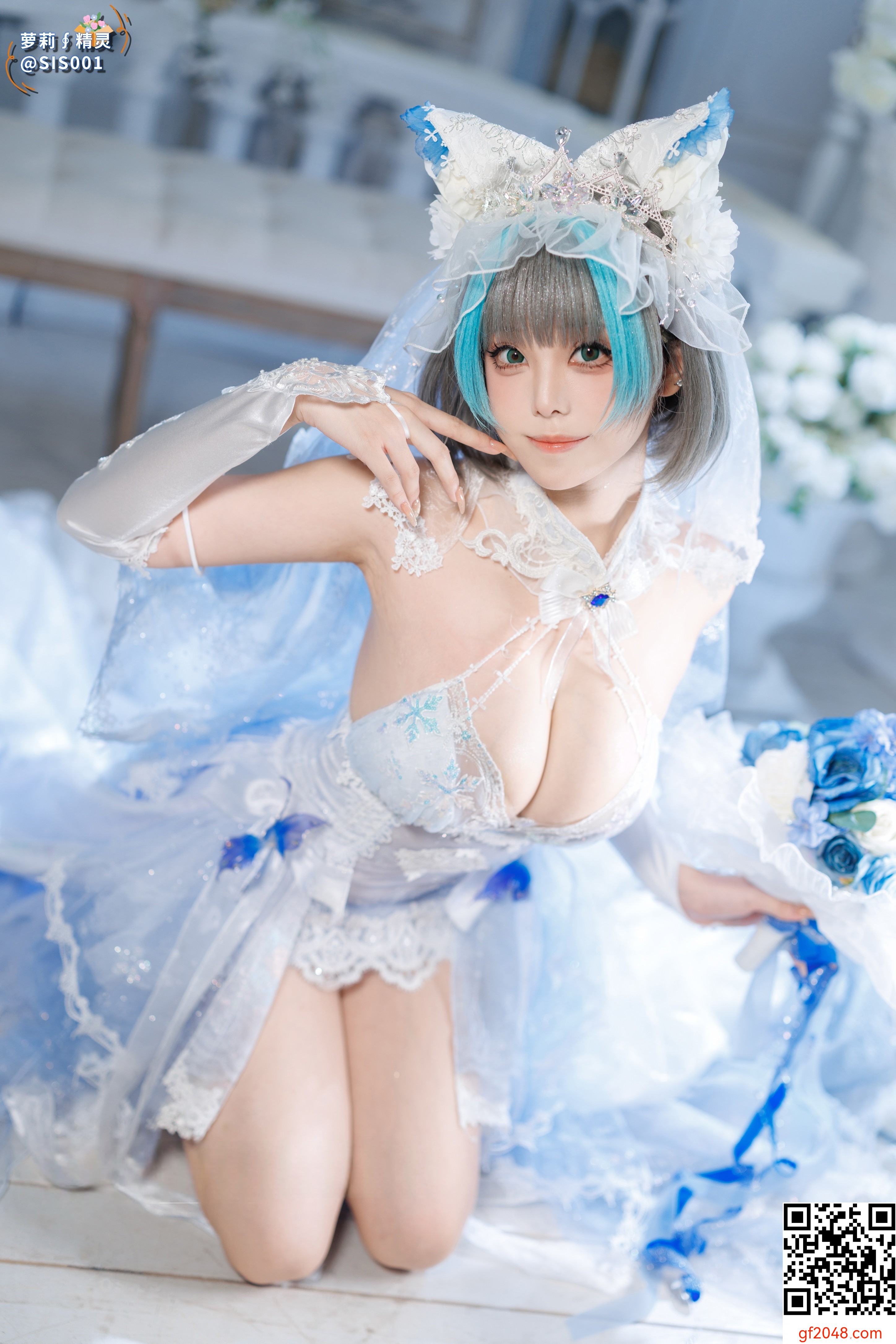 【达人组出品】Coser@蜜汁猫裘 - 柴郡花嫁 [125P]
