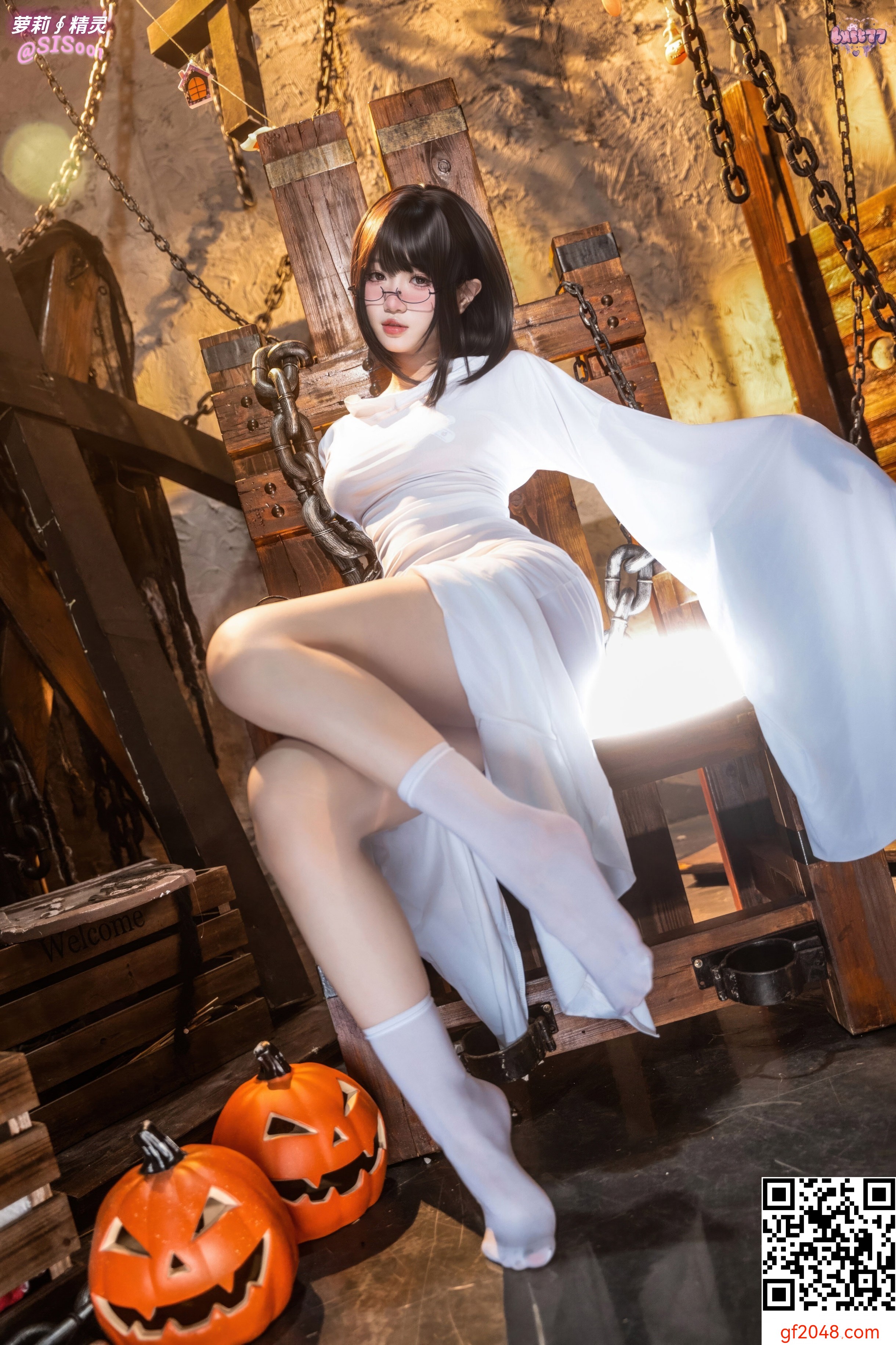【达人组出品】Coser@柒柒要乖哦 - 幽灵娘 [87P]