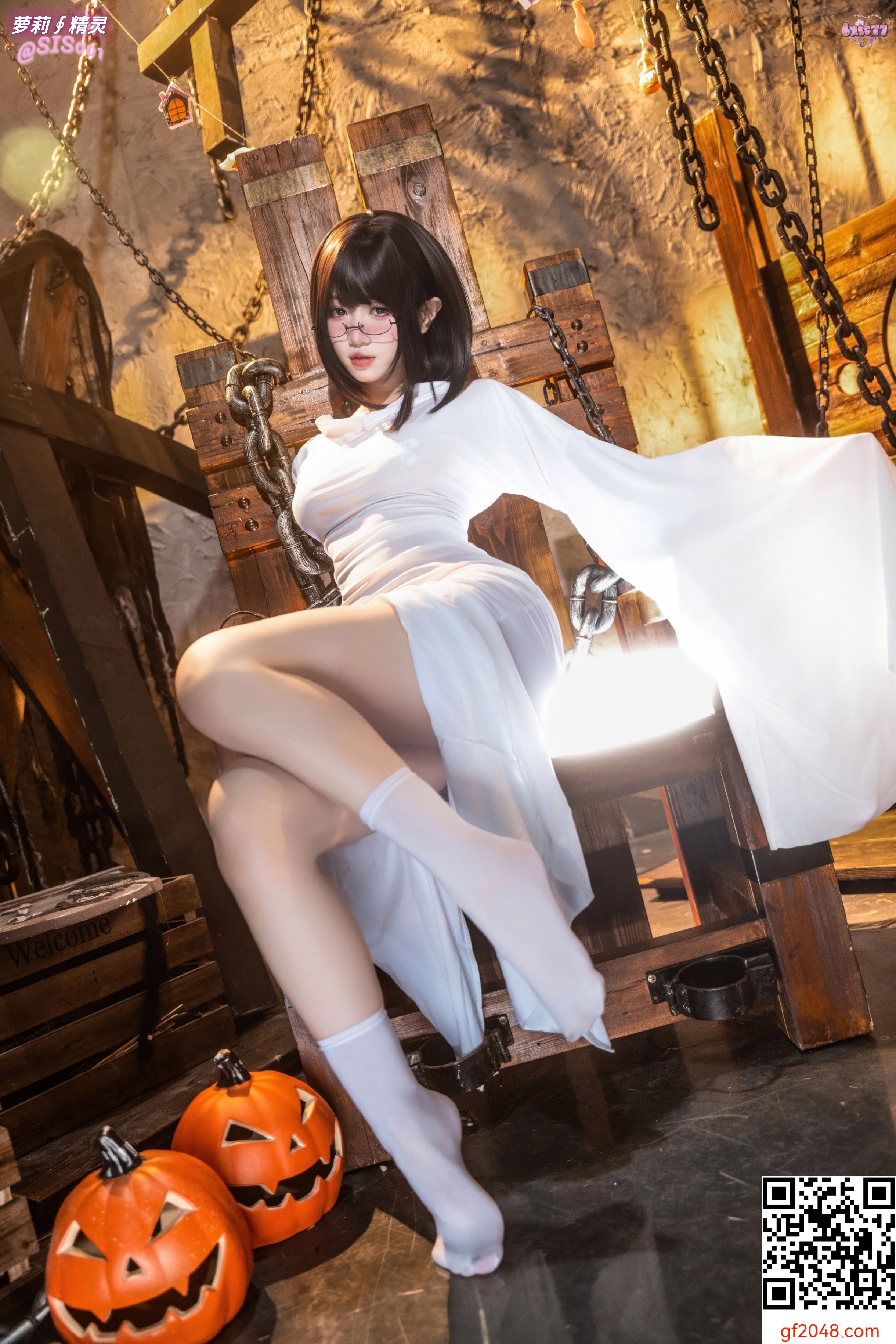 【达人组出品】Coser@柒柒要乖哦 - 幽灵娘 [87P]