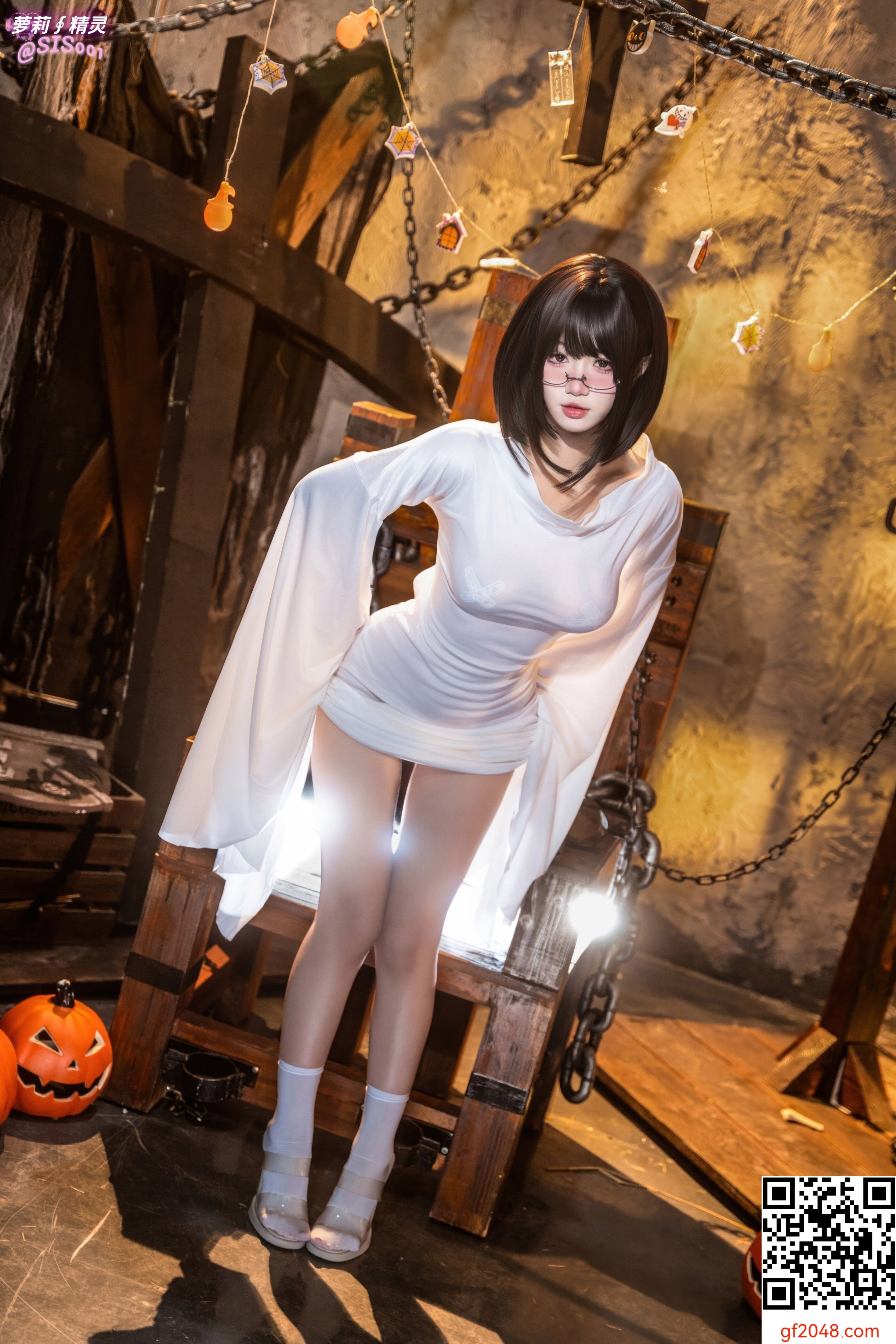 【达人组出品】Coser@柒柒要乖哦 - 幽灵娘 [87P]