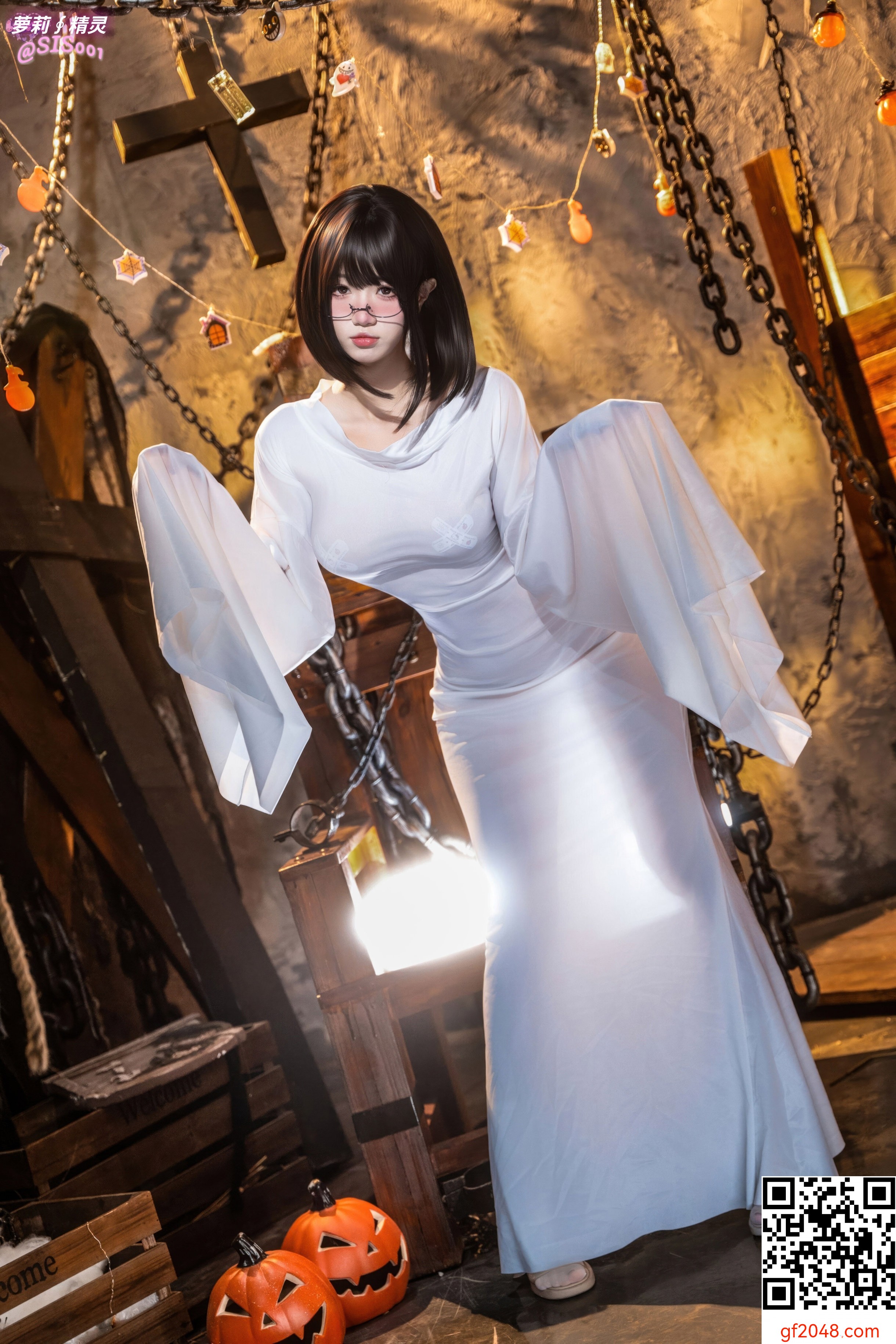 【达人组出品】Coser@柒柒要乖哦 - 幽灵娘 [87P]