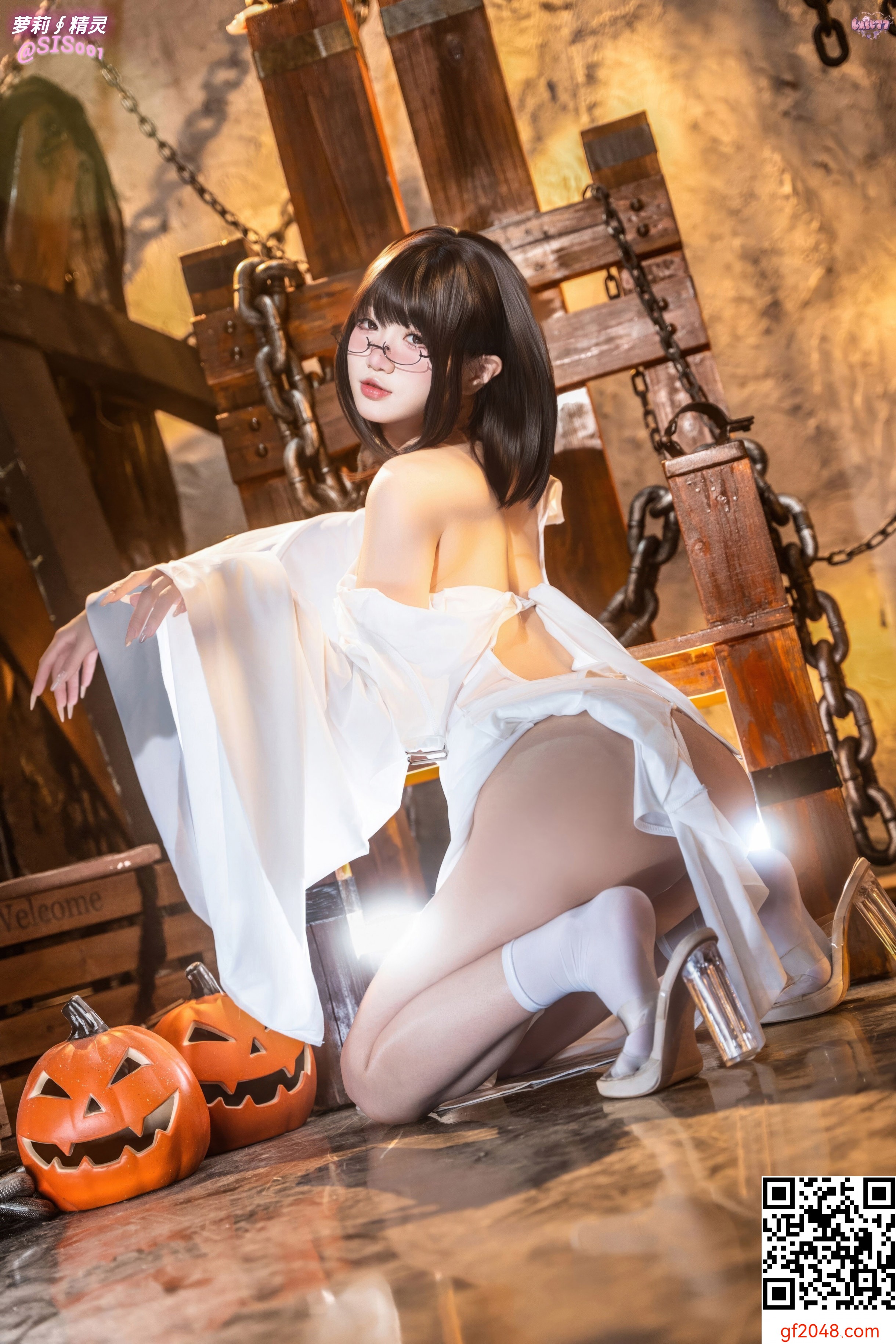 【达人组出品】Coser@柒柒要乖哦 - 幽灵娘 [87P]