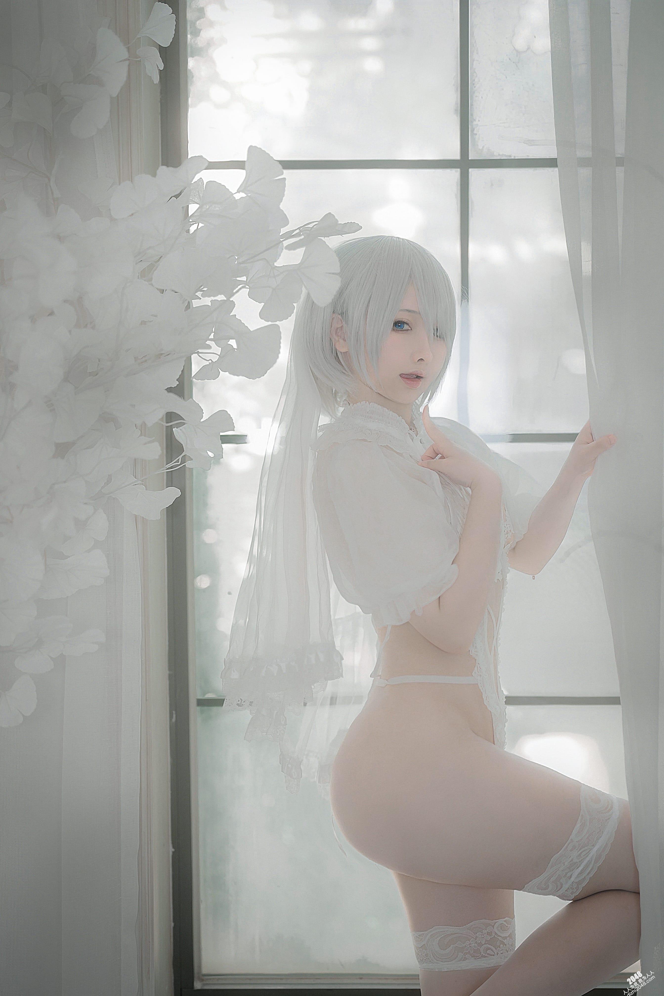 樱梨梨 - 2B白花嫁【24P】
