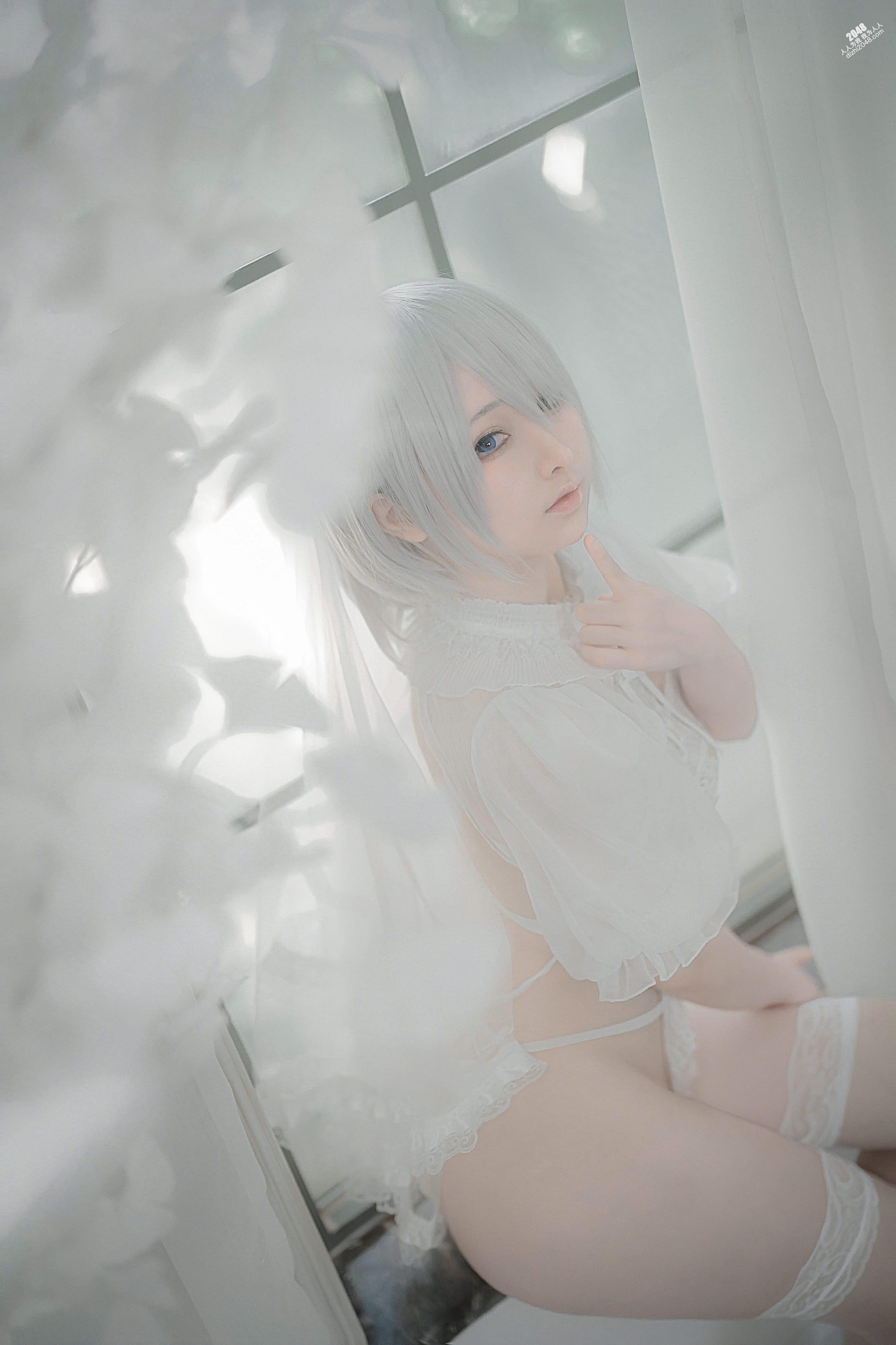 樱梨梨 - 2B白花嫁【24P】