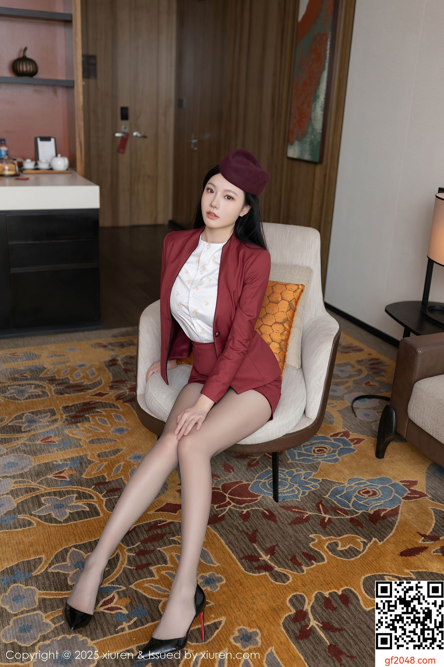 [XiuRen秀人网] No.10333 安然anran 空姐制服