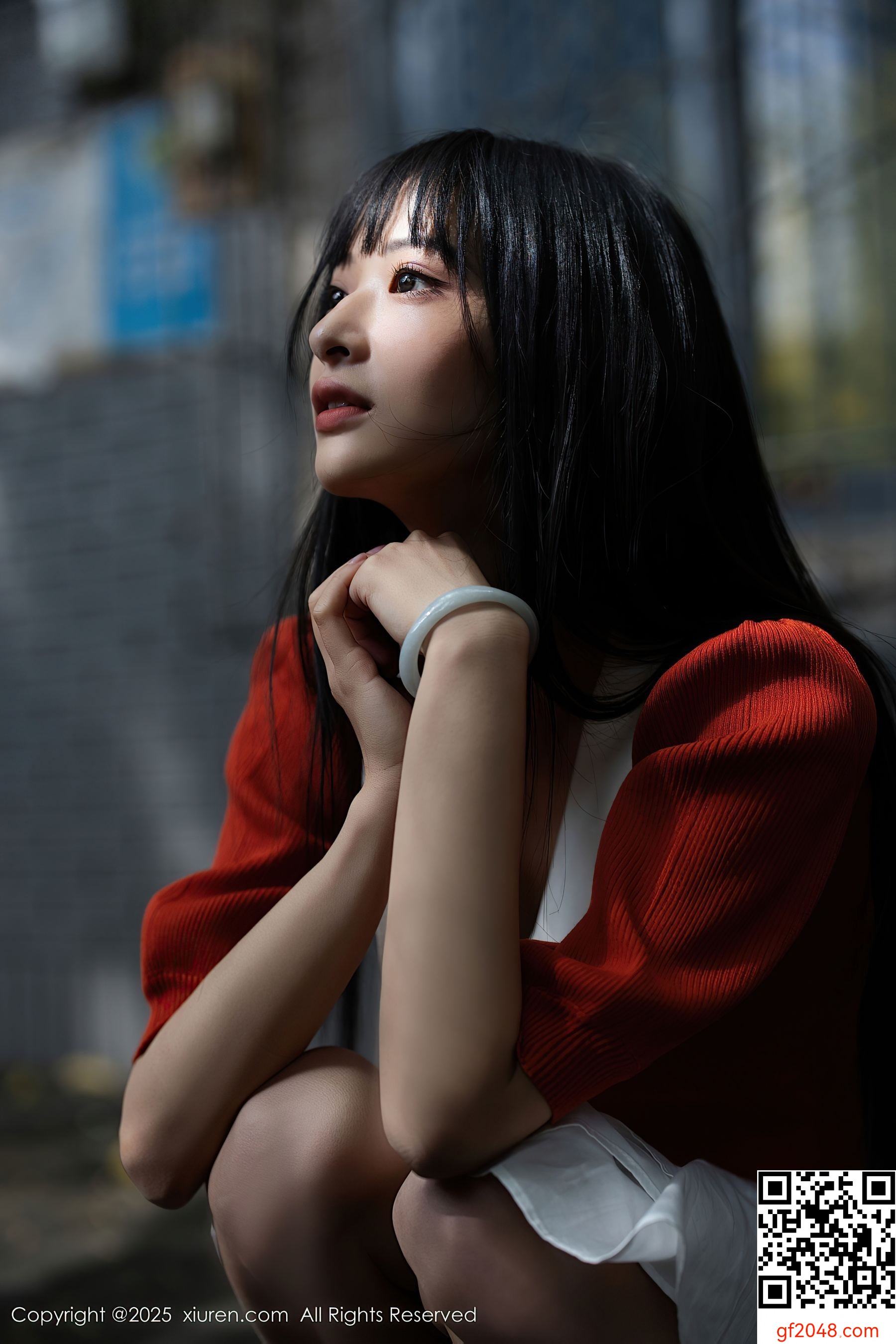 [XiuRen秀人网] No.10247 茂木希子 橙色T恤