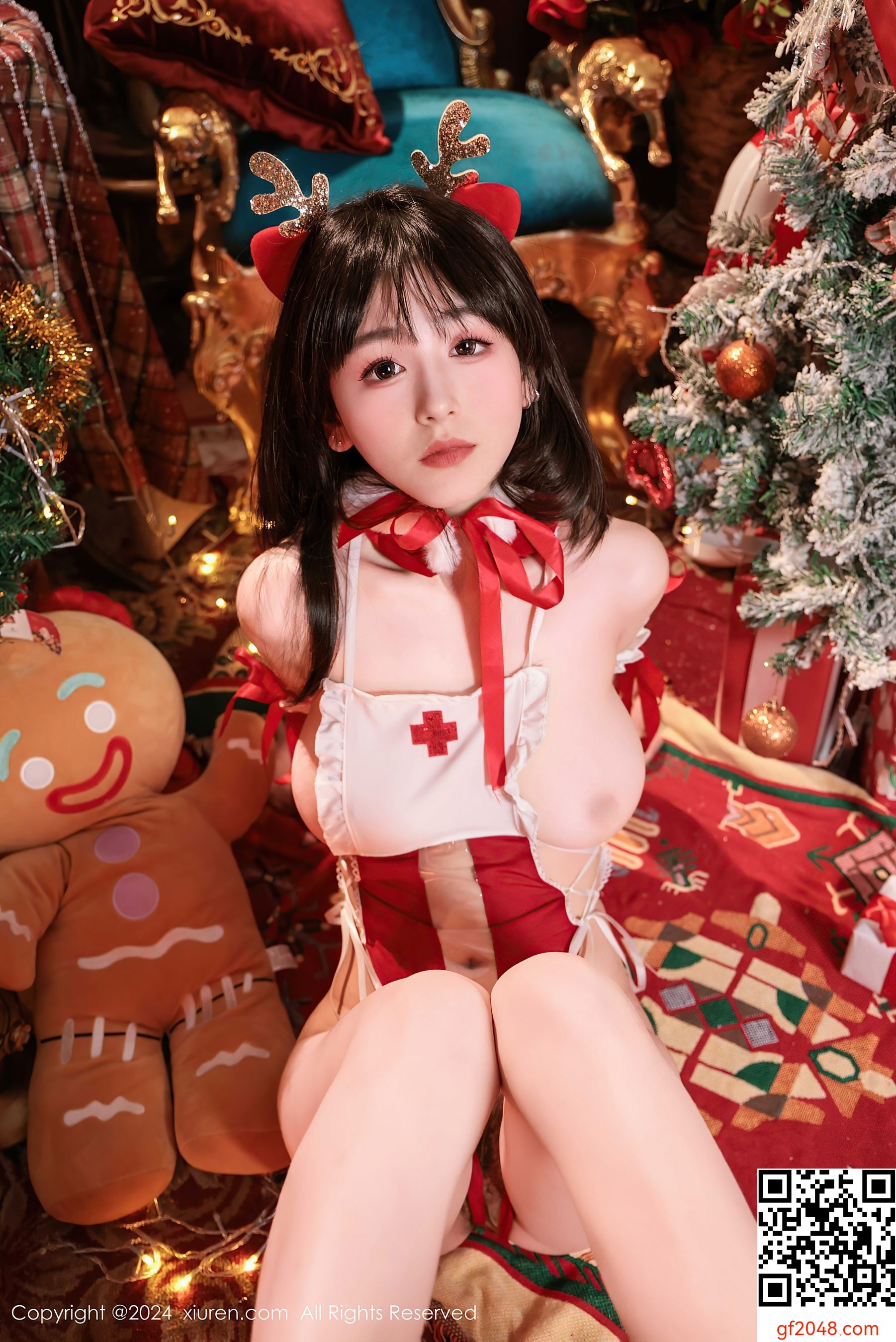 [XiuRen秀人网] No.9642 奶芙乔乔 美腿丝袜