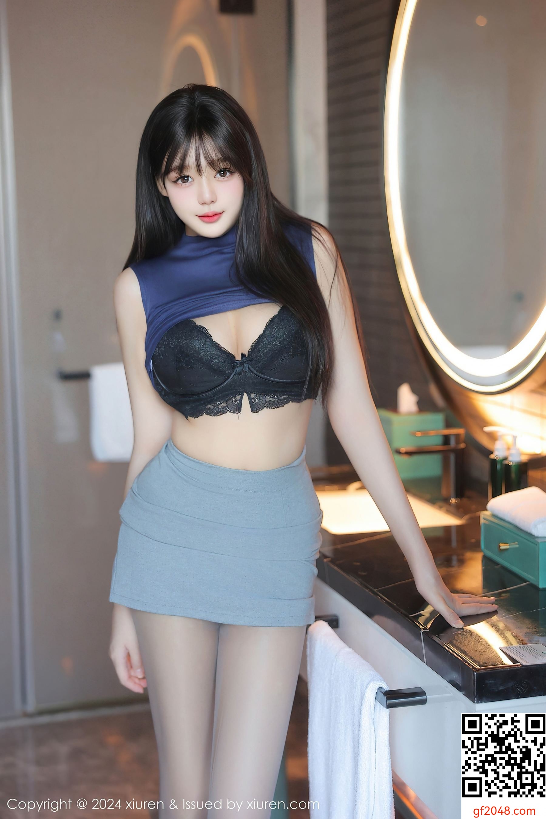 [XiuRen秀人网] No.9233 柚柚小奶瓶 美腿短裙