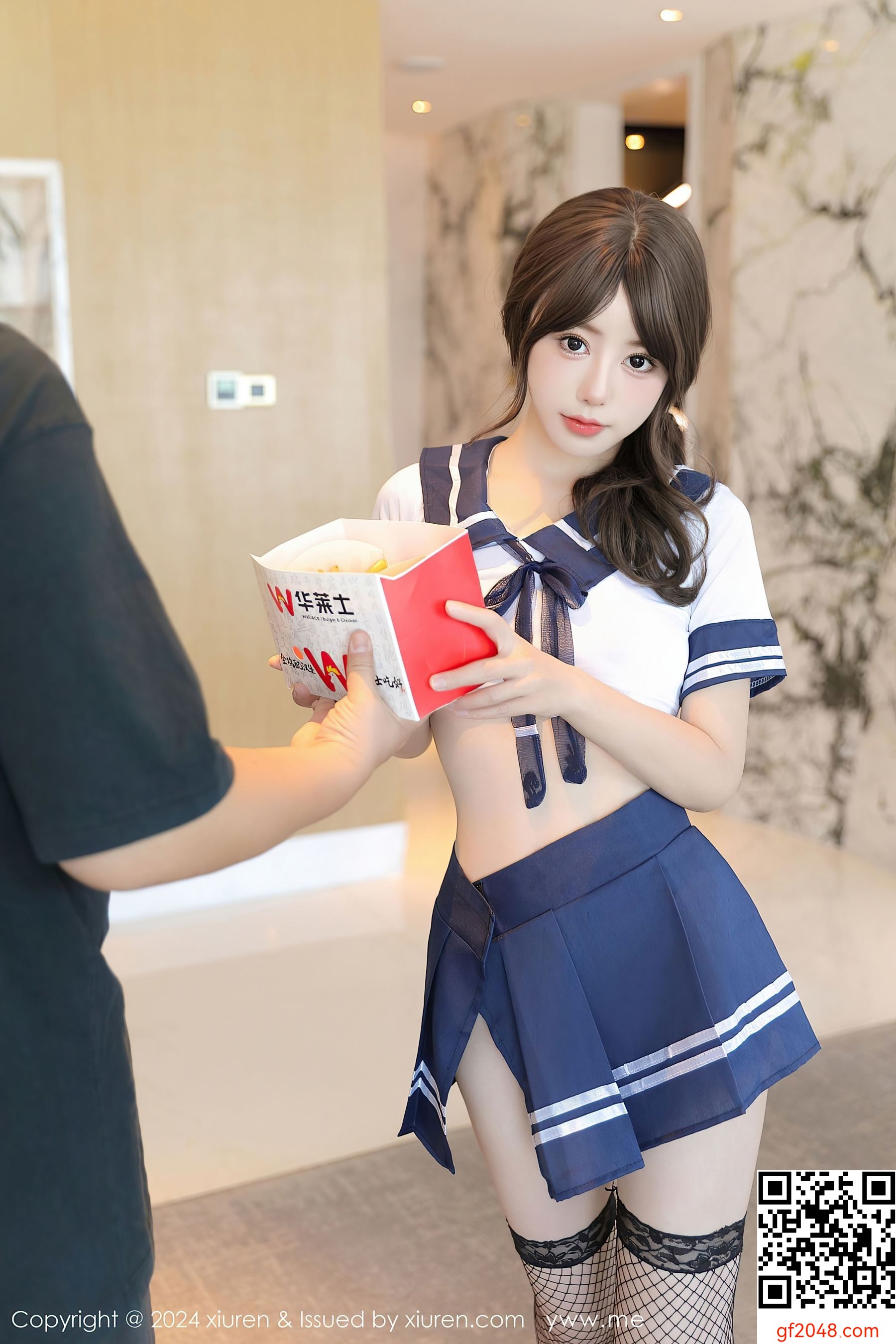 [XiuRen秀人网] No.9238 桃妖夭 丝袜制服