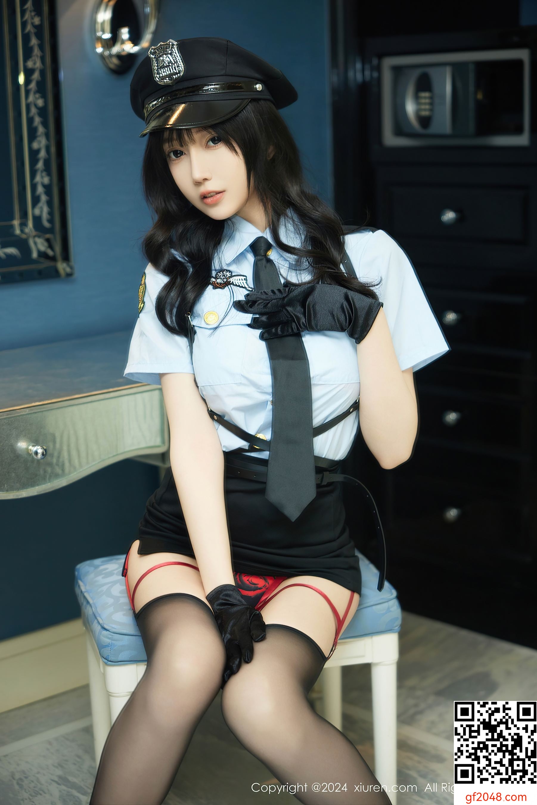 [XiuRen秀人网] No.9185 玥儿玥er 黑丝美腿