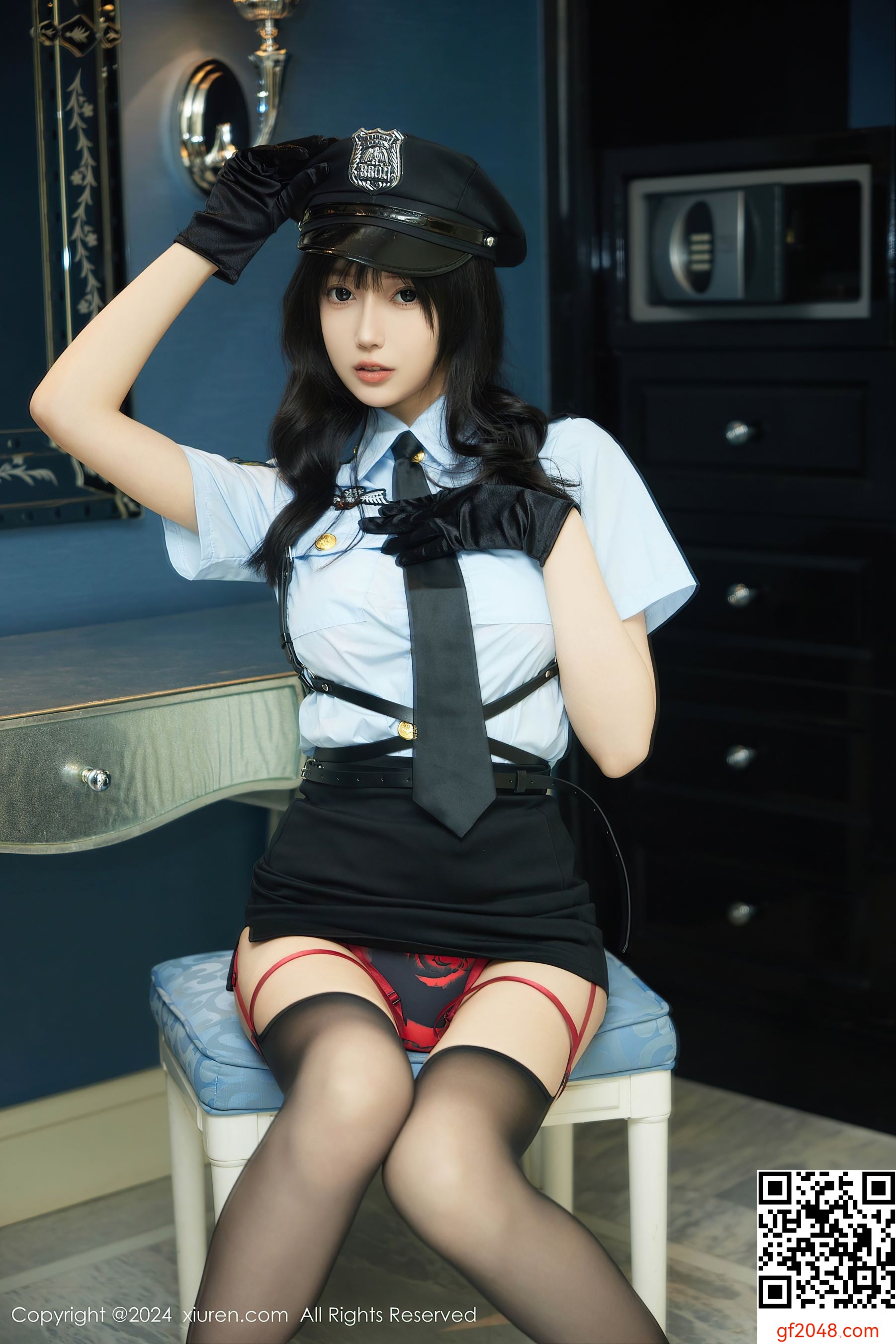 [XiuRen秀人网] No.9185 玥儿玥er 黑丝美腿