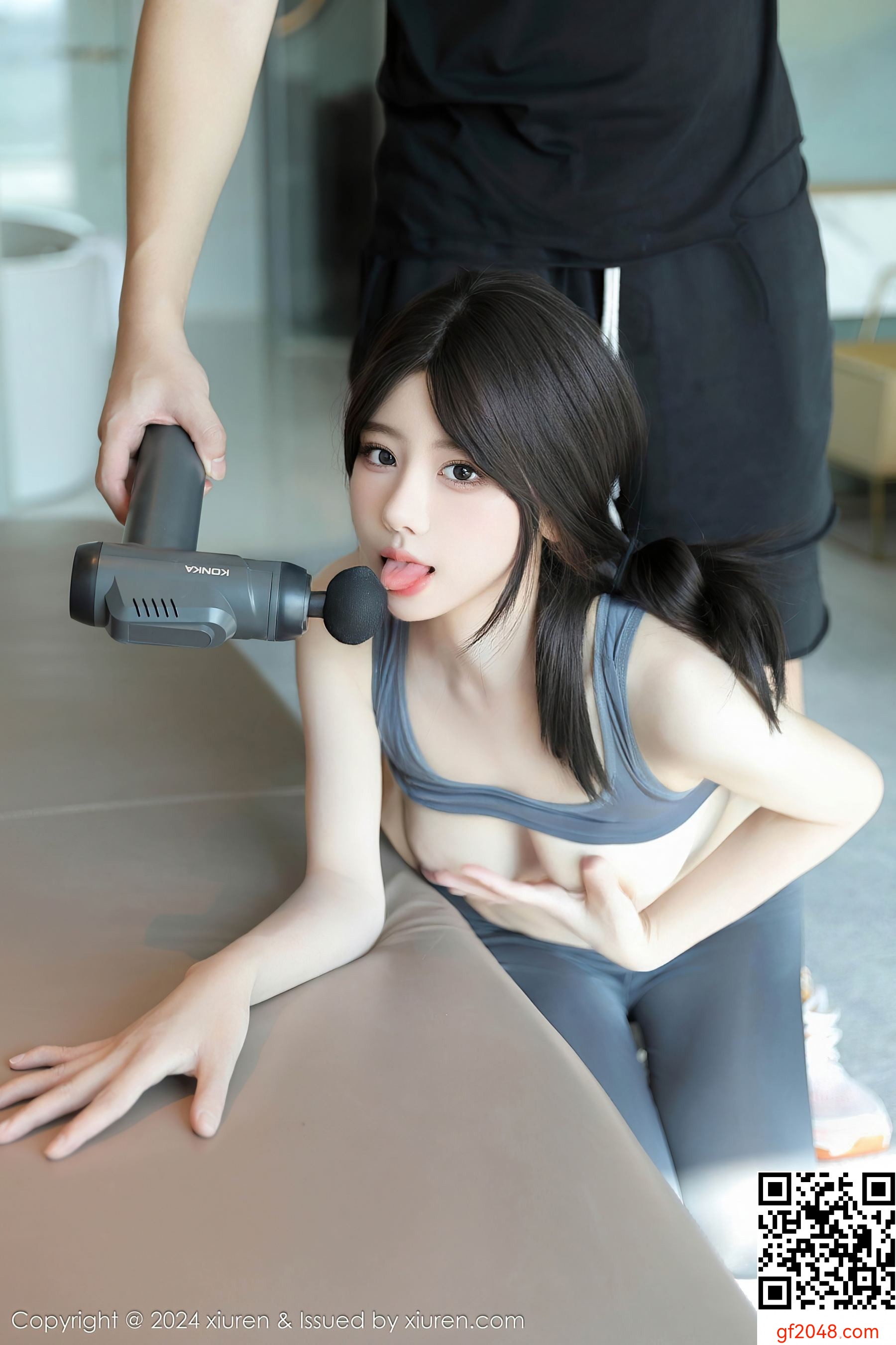 [XiuRen秀人网] No.9187 桃妖夭 健身馆美腿