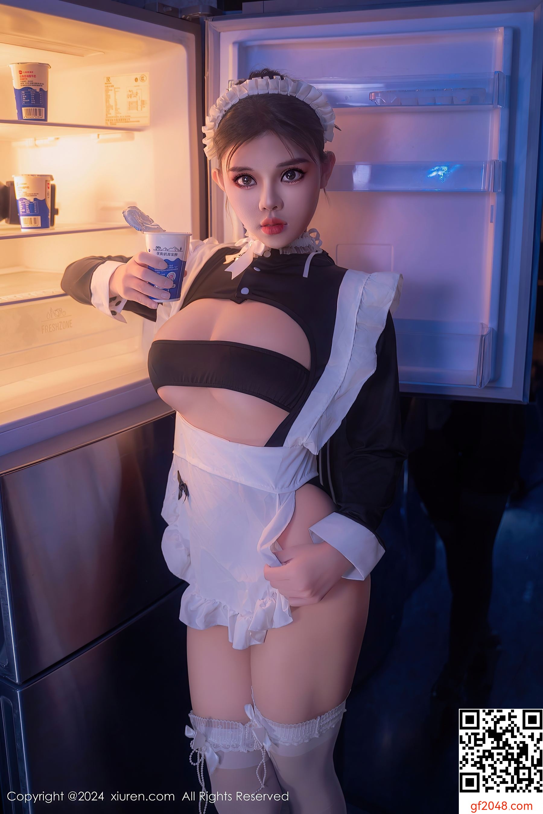 [XiuRen秀人网] No.8966 小童颜 丝袜美臀