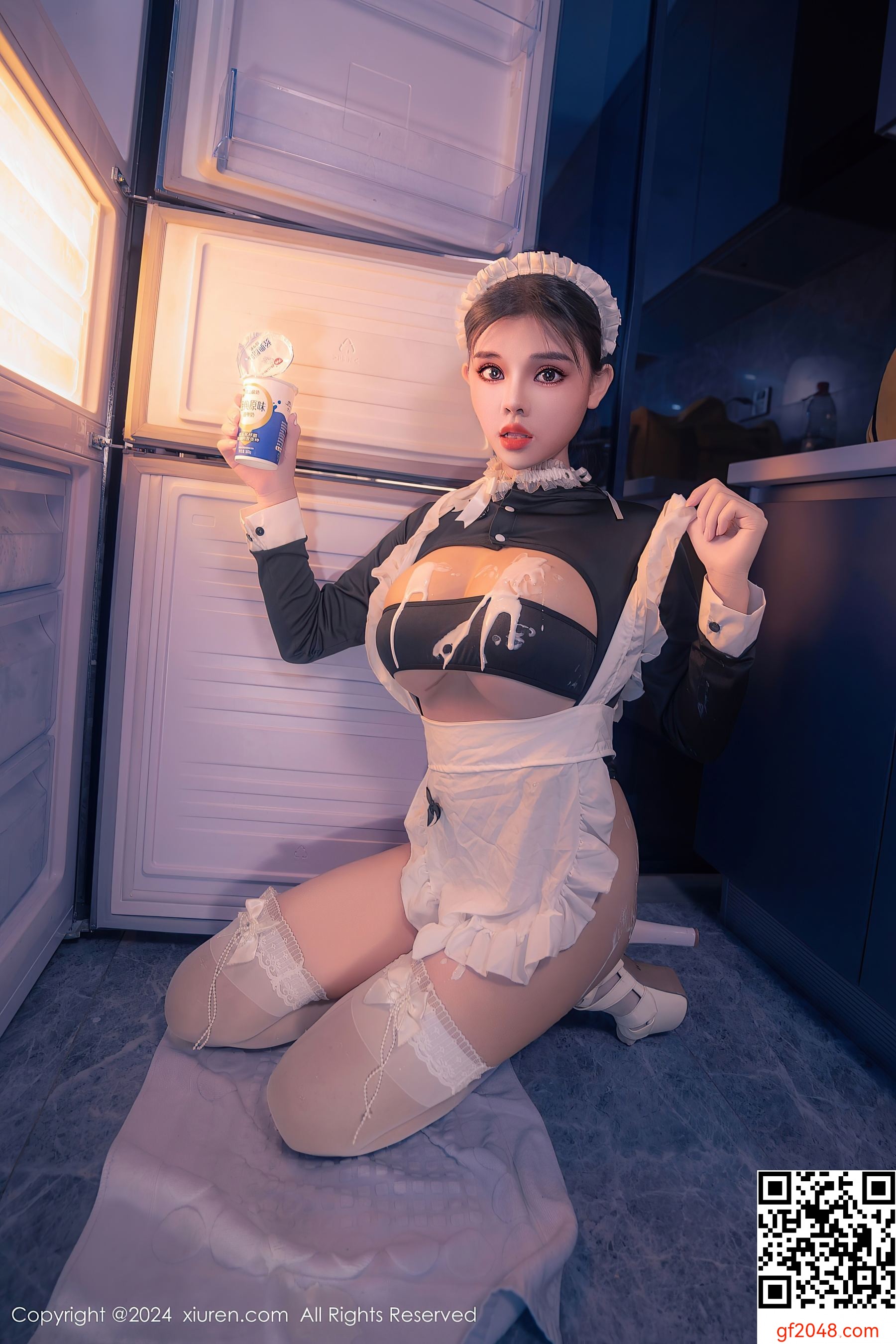 [XiuRen秀人网] No.8966 小童颜 丝袜美臀