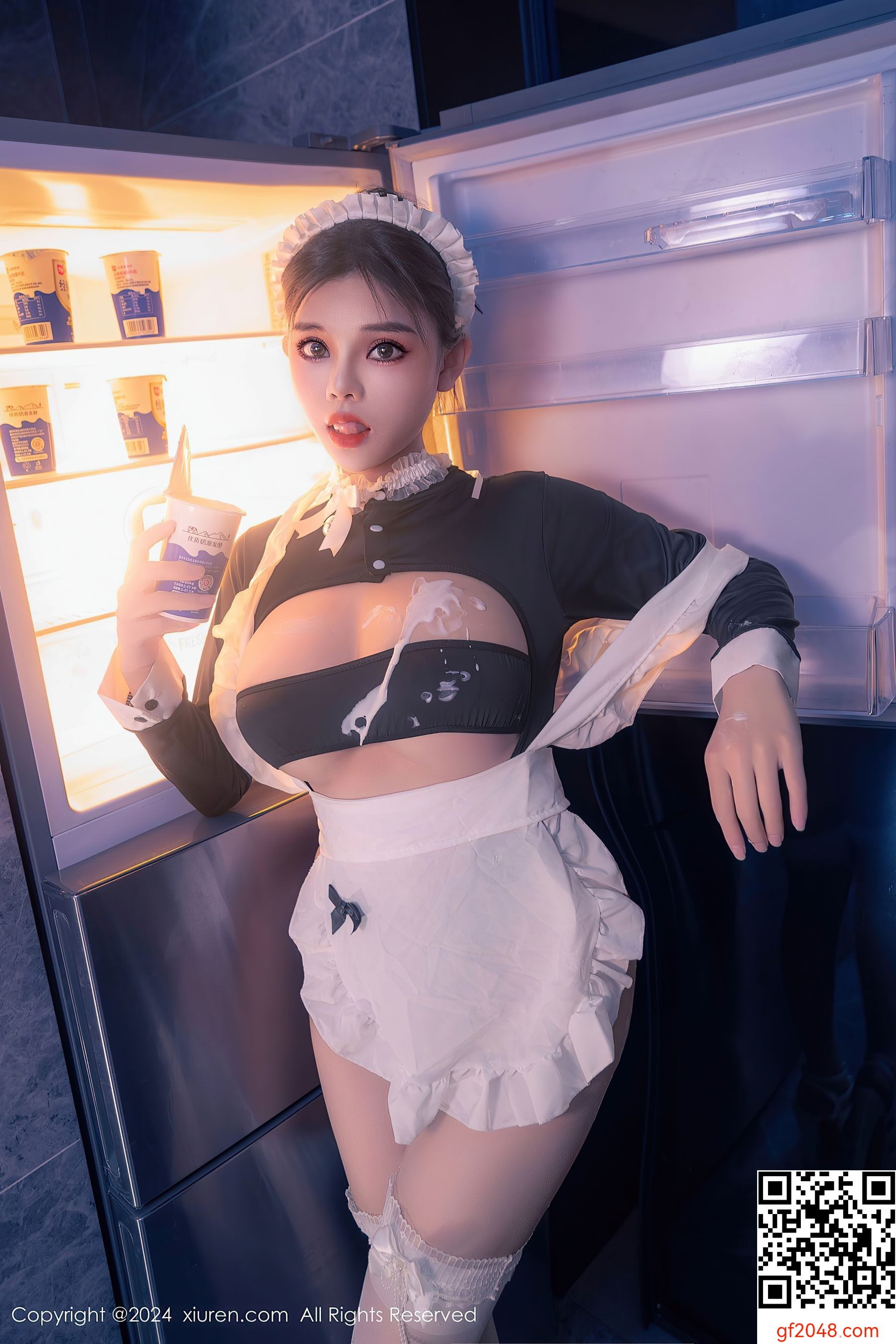[XiuRen秀人网] No.8966 小童颜 丝袜美臀