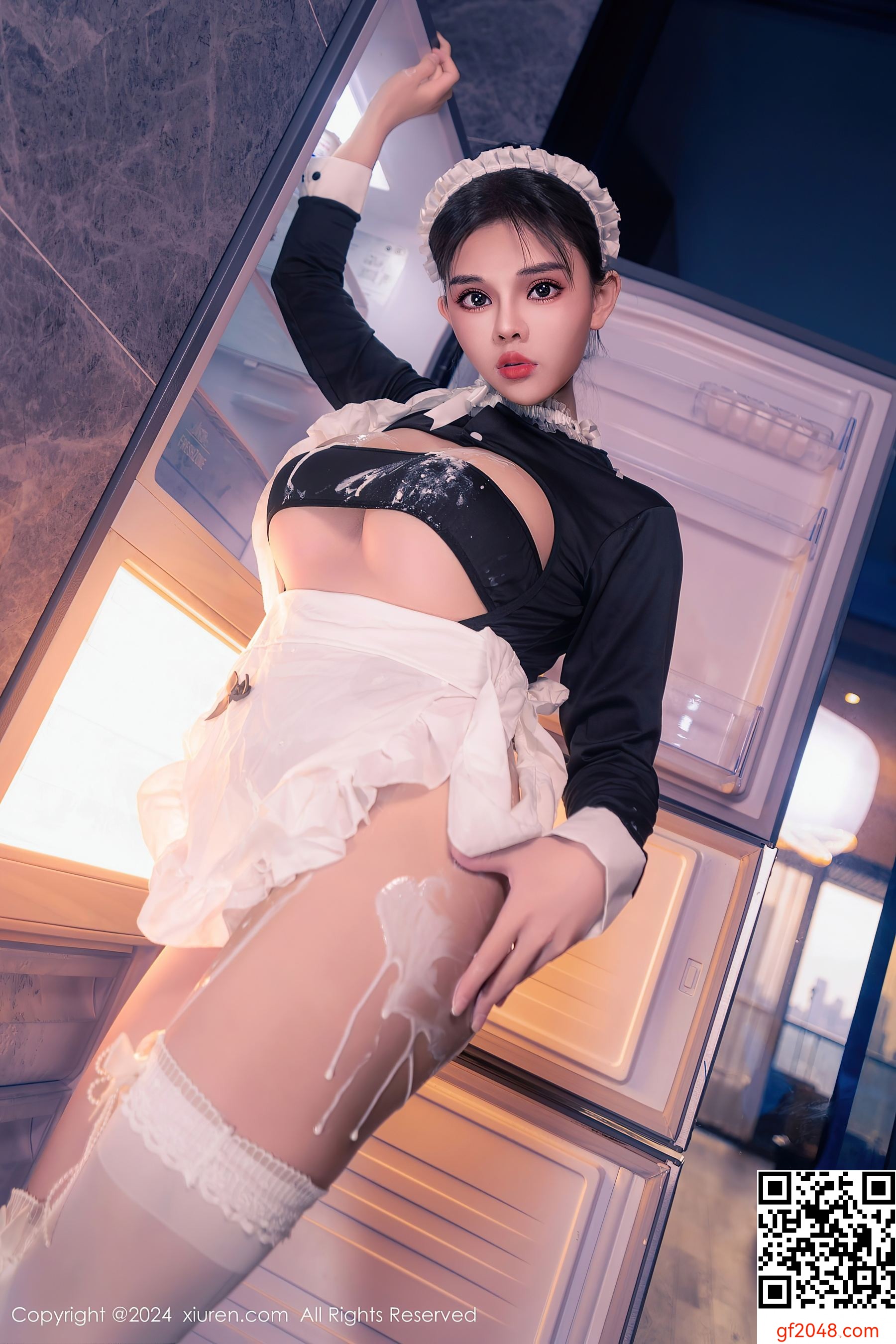 [XiuRen秀人网] No.8966 小童颜 丝袜美臀