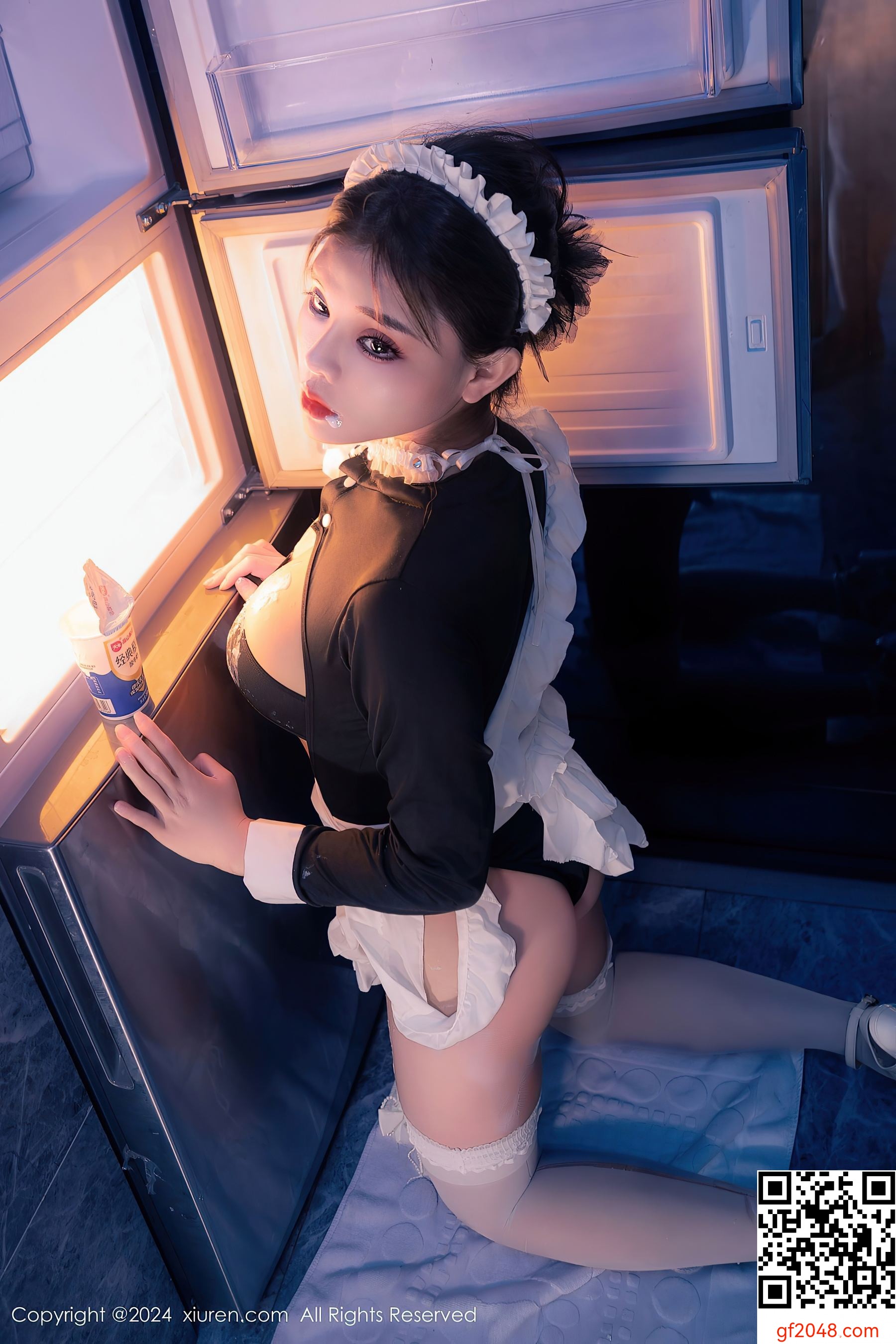 [XiuRen秀人网] No.8966 小童颜 丝袜美臀