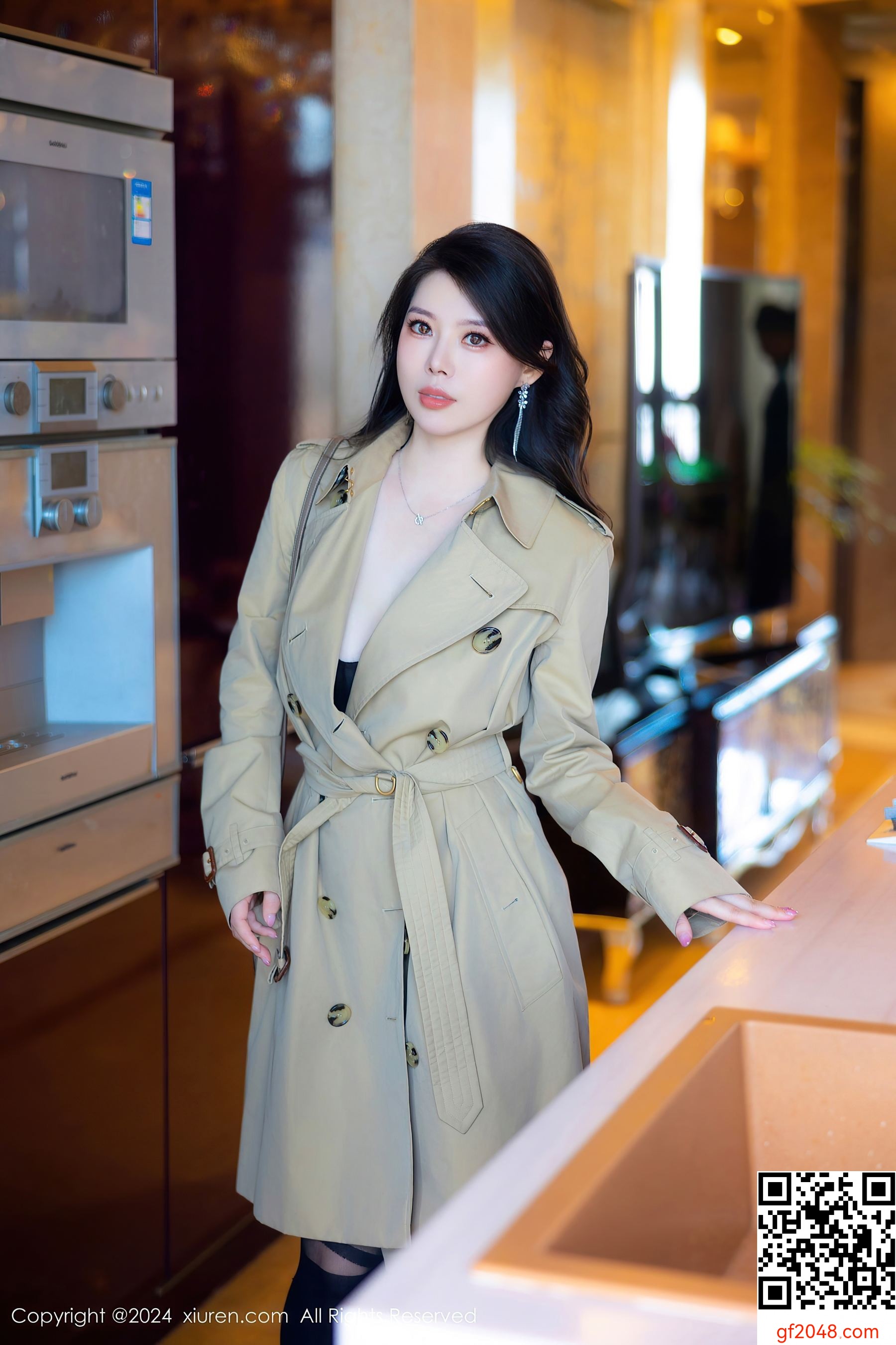 [XiuRen秀人网] No.8747 白茹雪abby 美腿黑丝