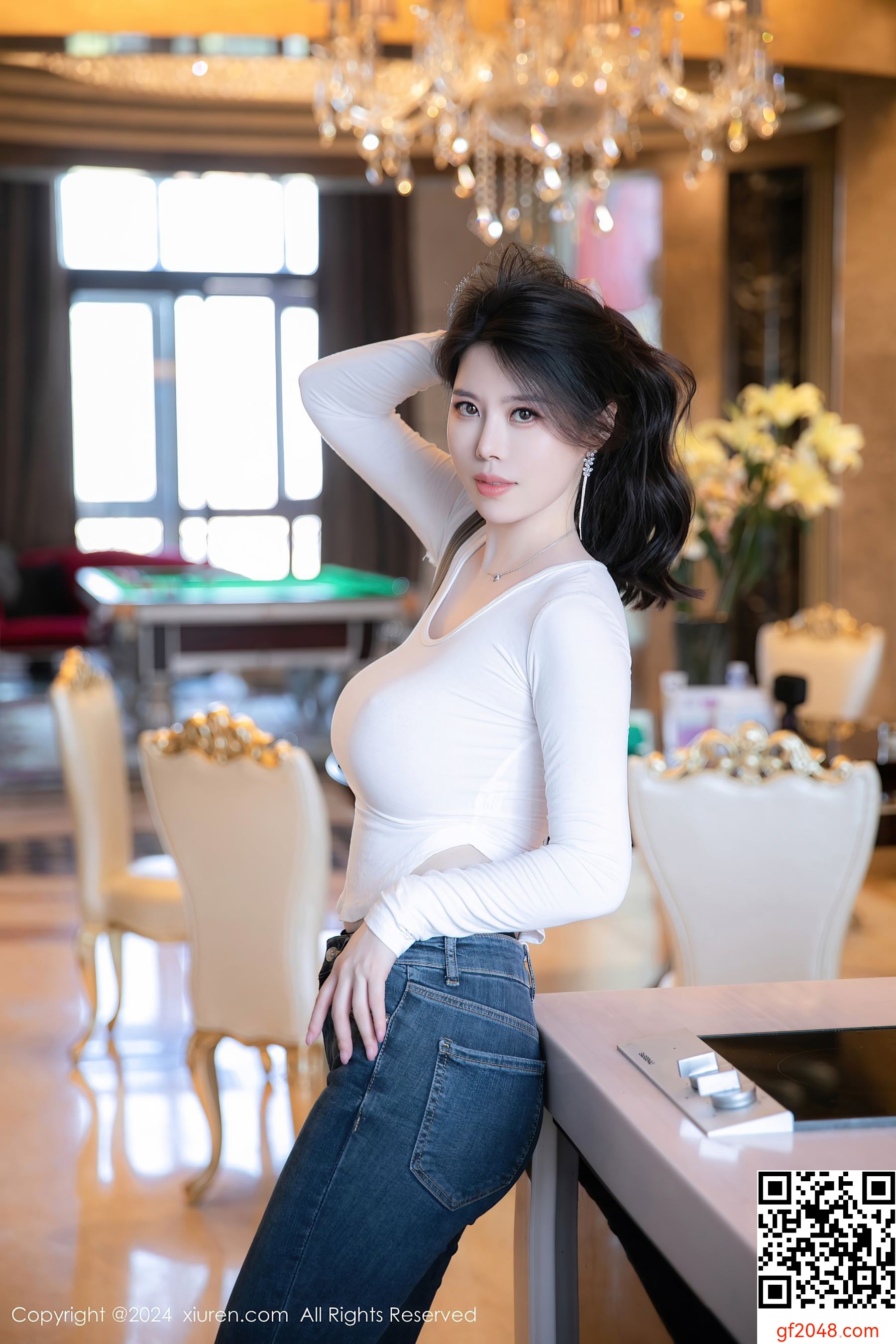 [XiuRen秀人网] No.8618 白茹雪abby 黑丝美腿