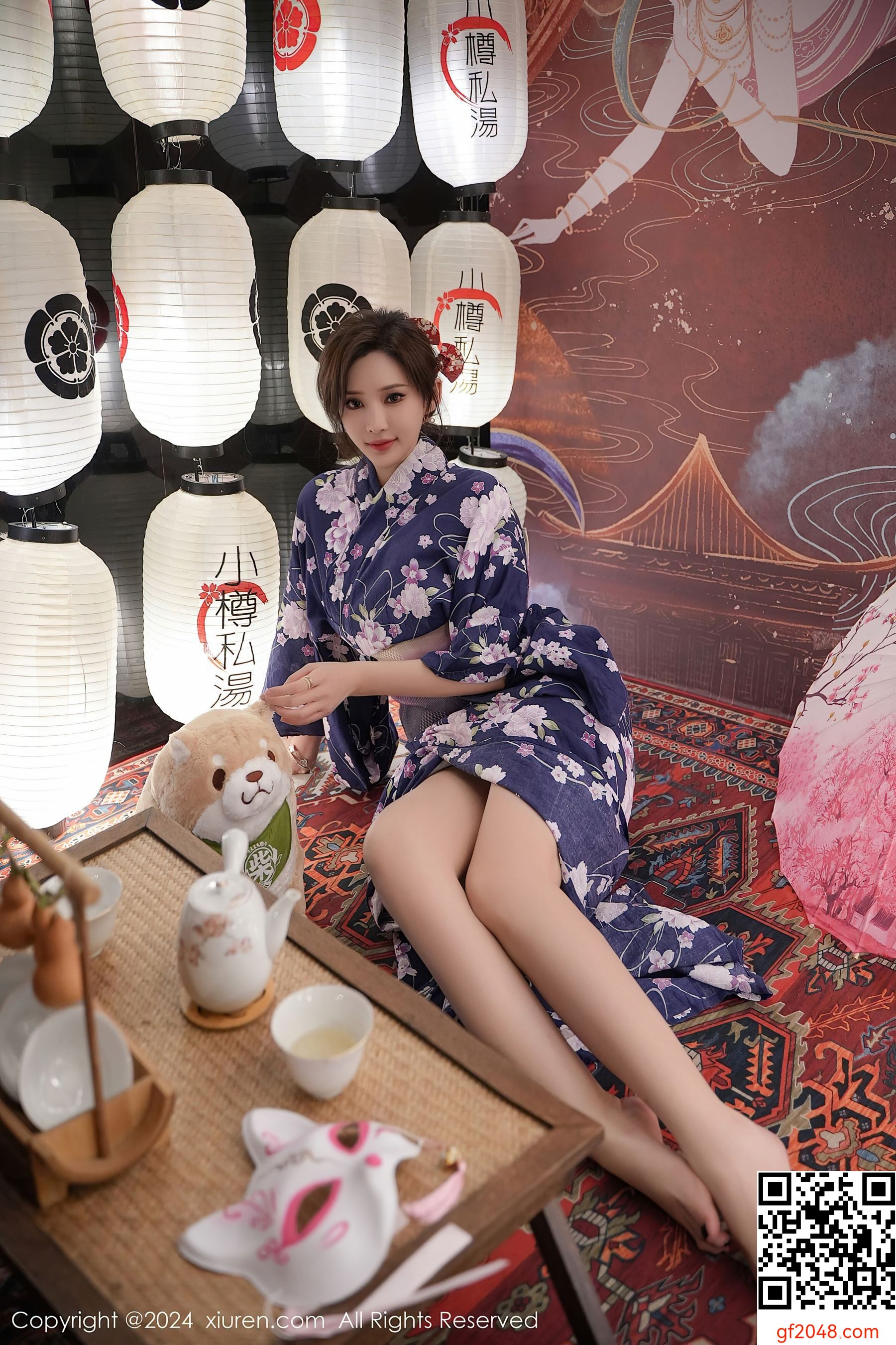 [XiuRen秀人网] No.7975 Carol周妍希 和服美臀