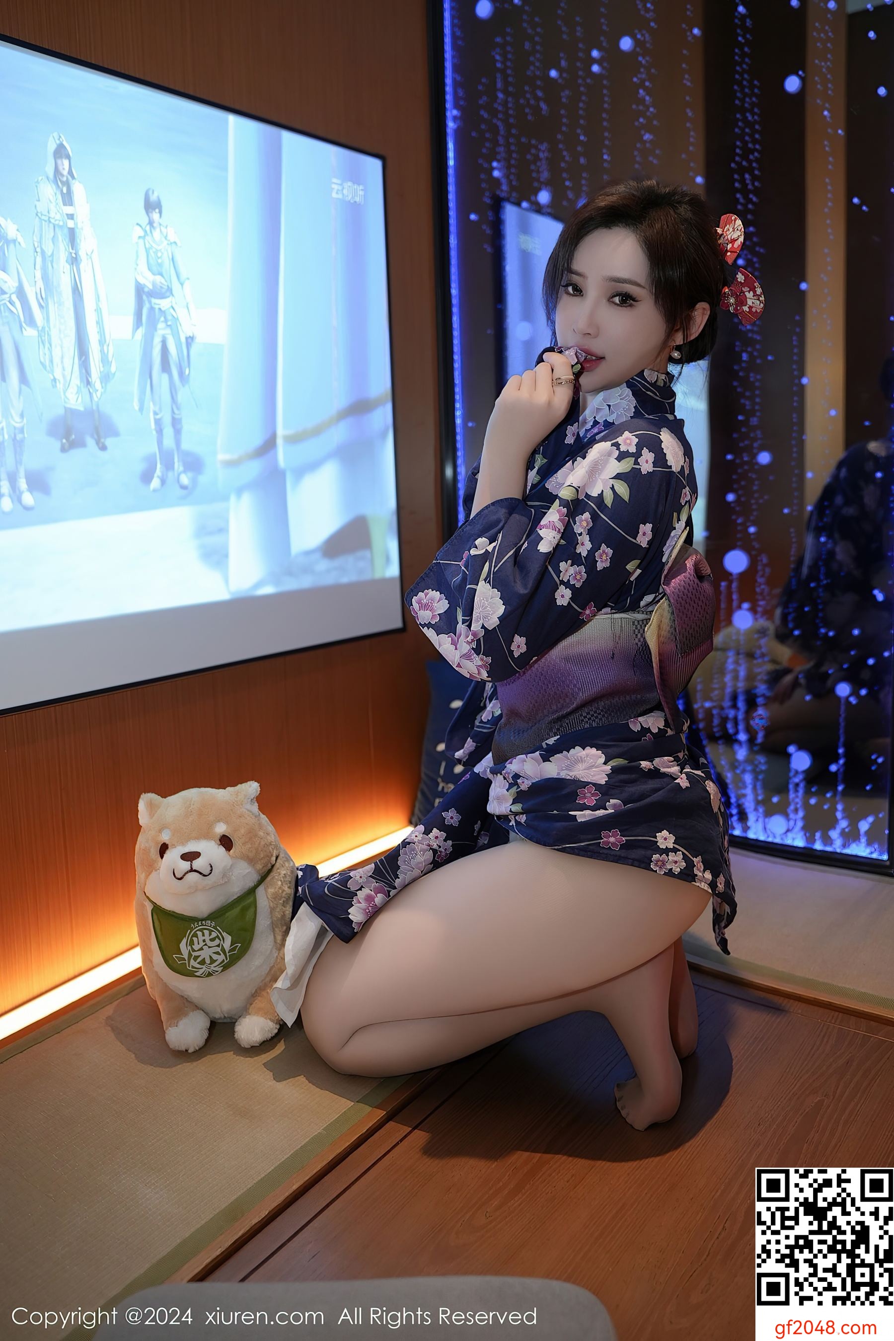 [XiuRen秀人网] No.7975 Carol周妍希 和服美臀