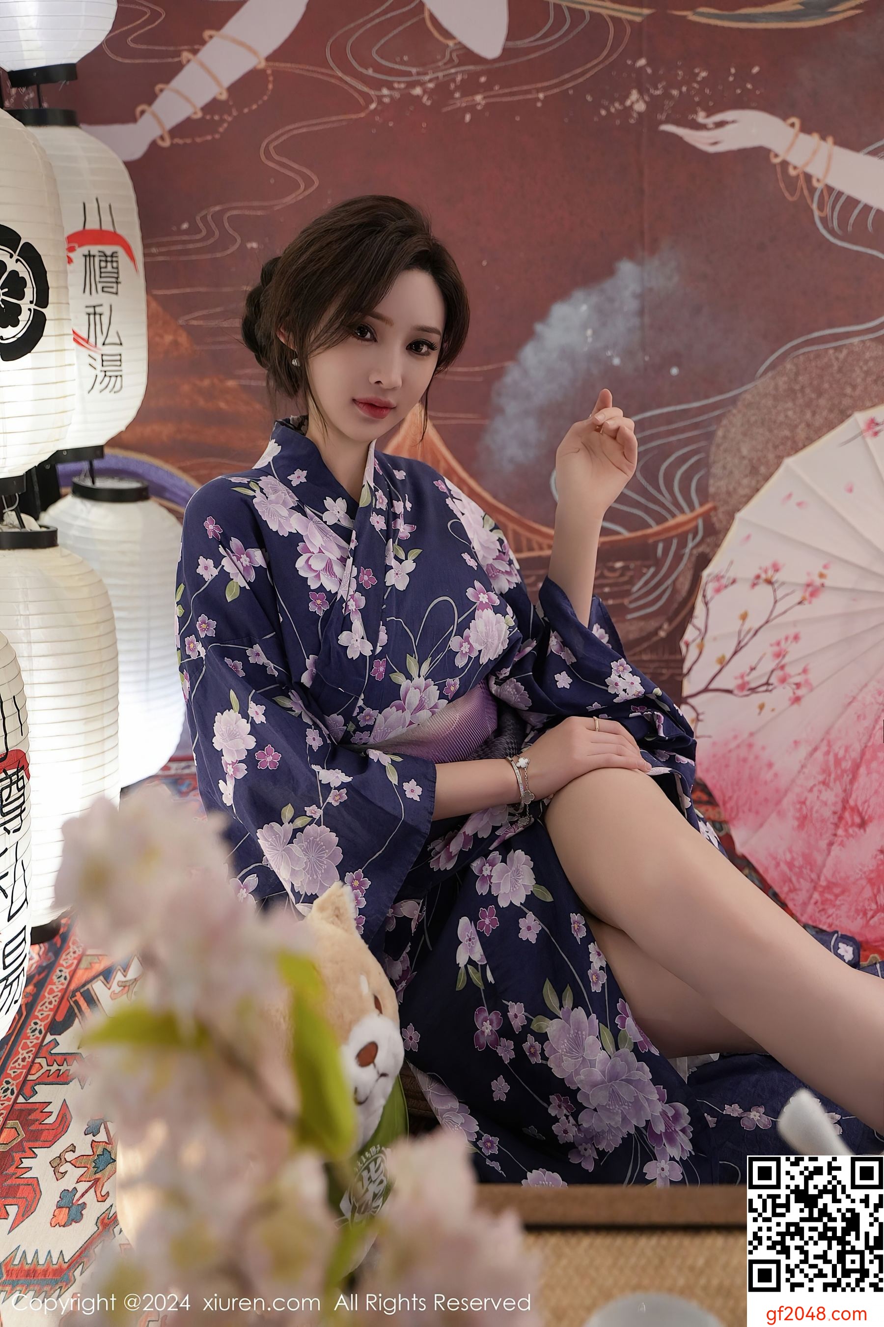 [XiuRen秀人网] No.7975 Carol周妍希 和服美臀