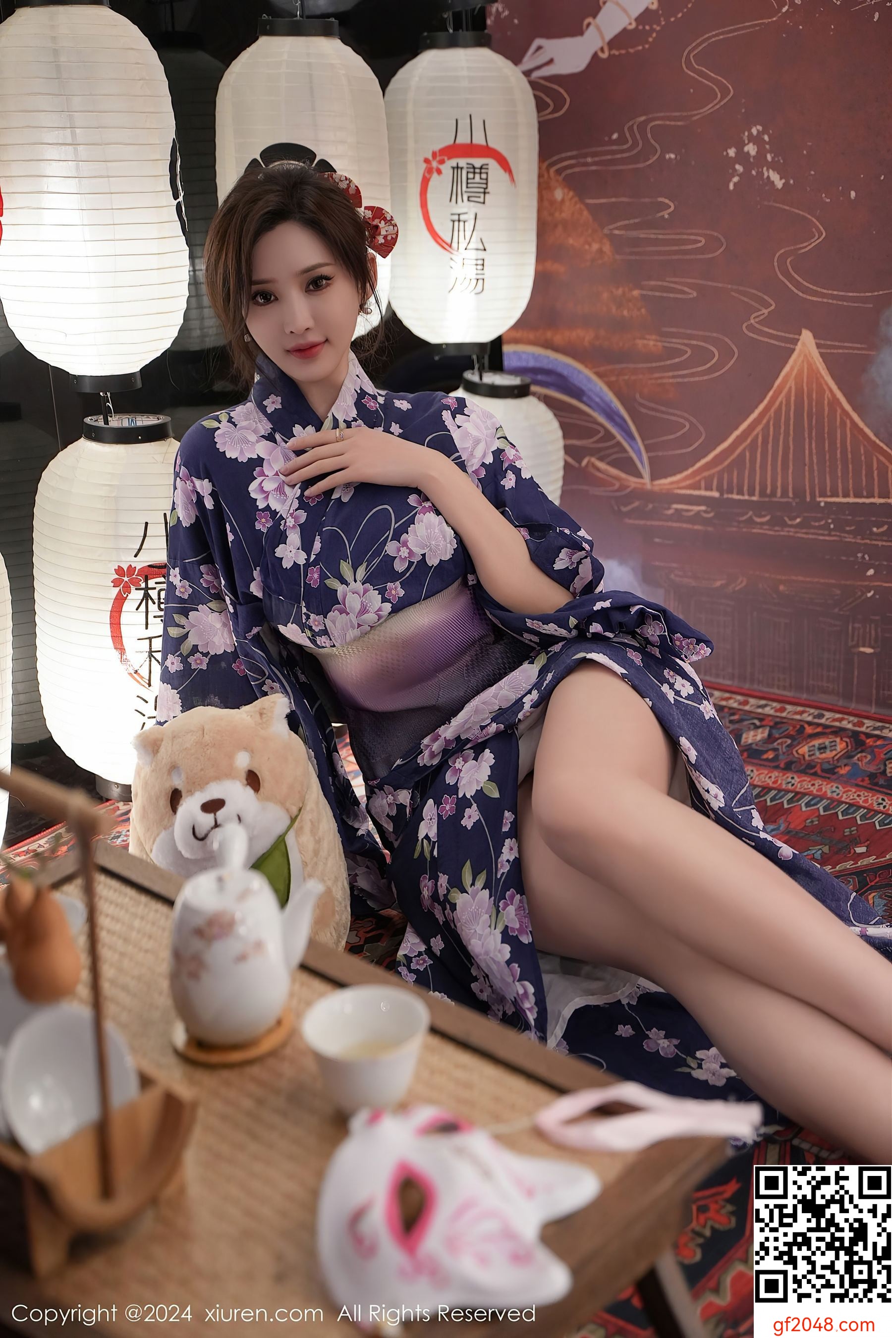 [XiuRen秀人网] No.7975 Carol周妍希 和服美臀