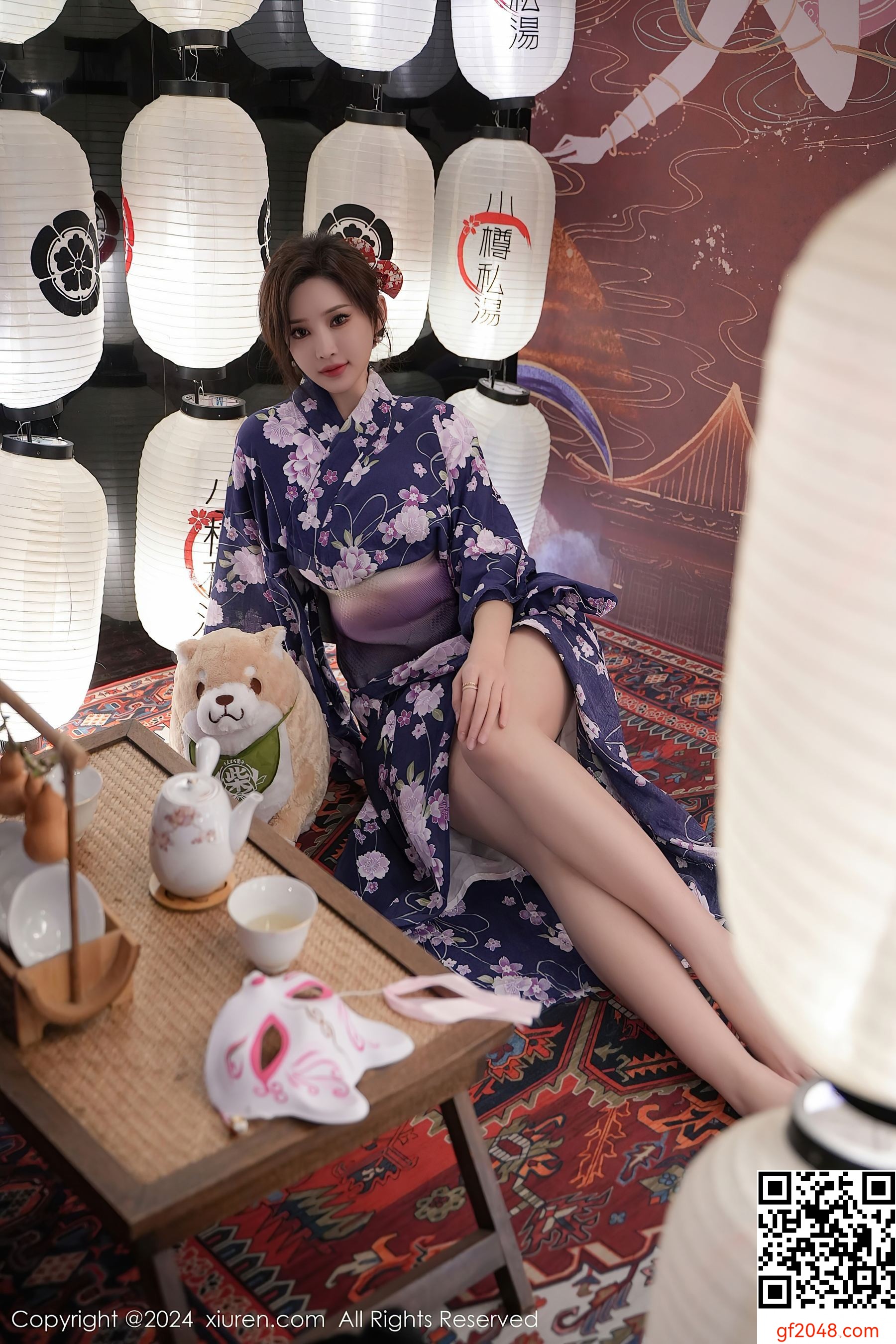 [XiuRen秀人网] No.7975 Carol周妍希 和服美臀