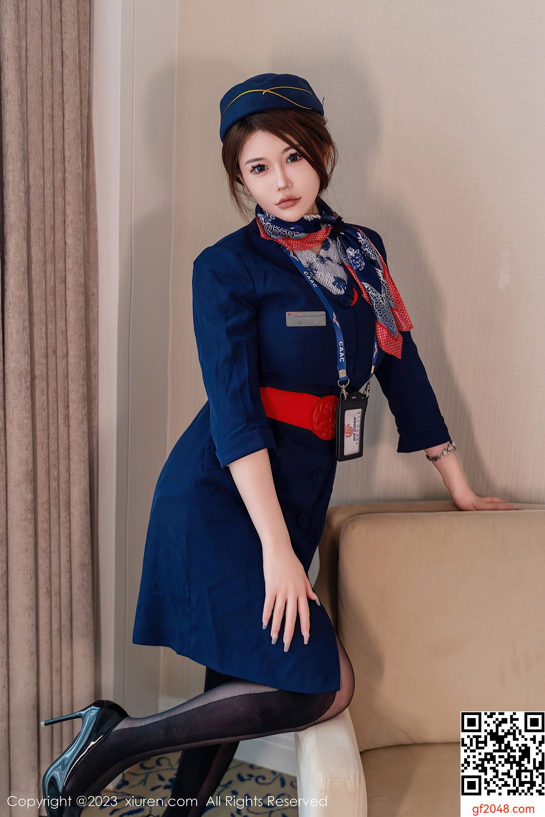 [XiuRen秀人网] No.7879 甜妮 黑丝美腿